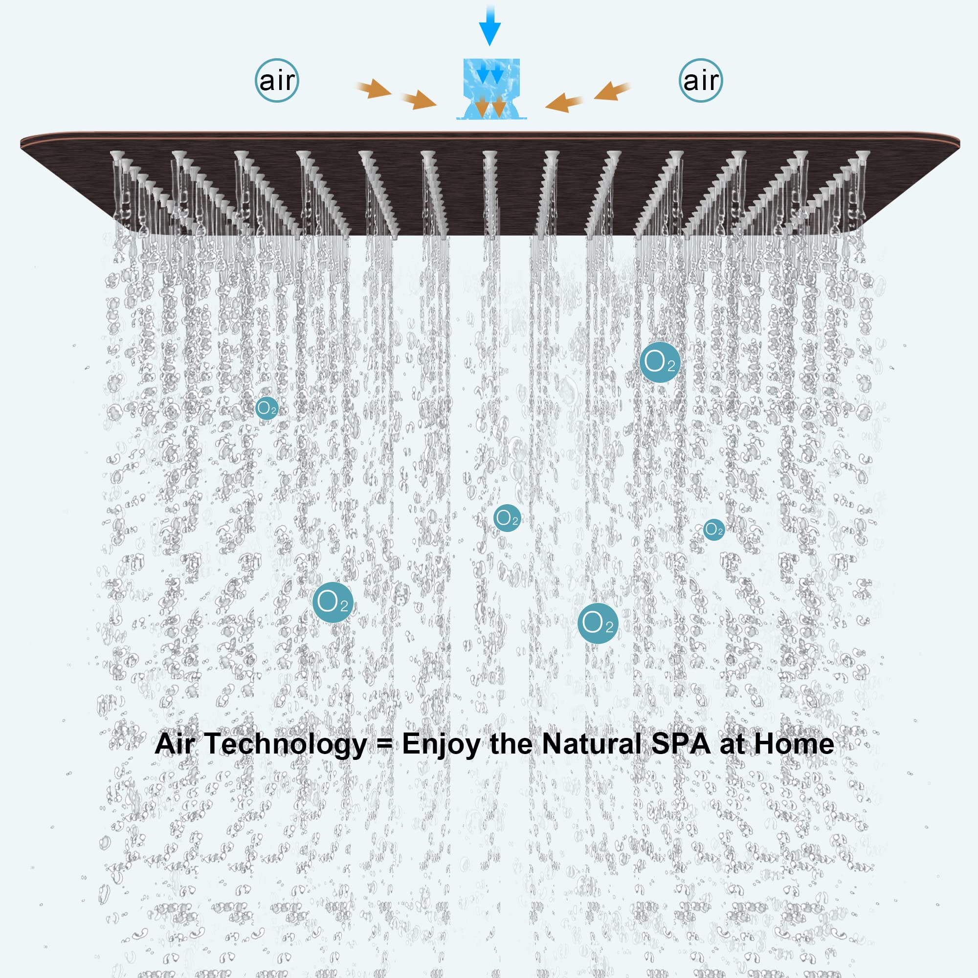 Bathtub Faucet Shower System with Tub Spout
