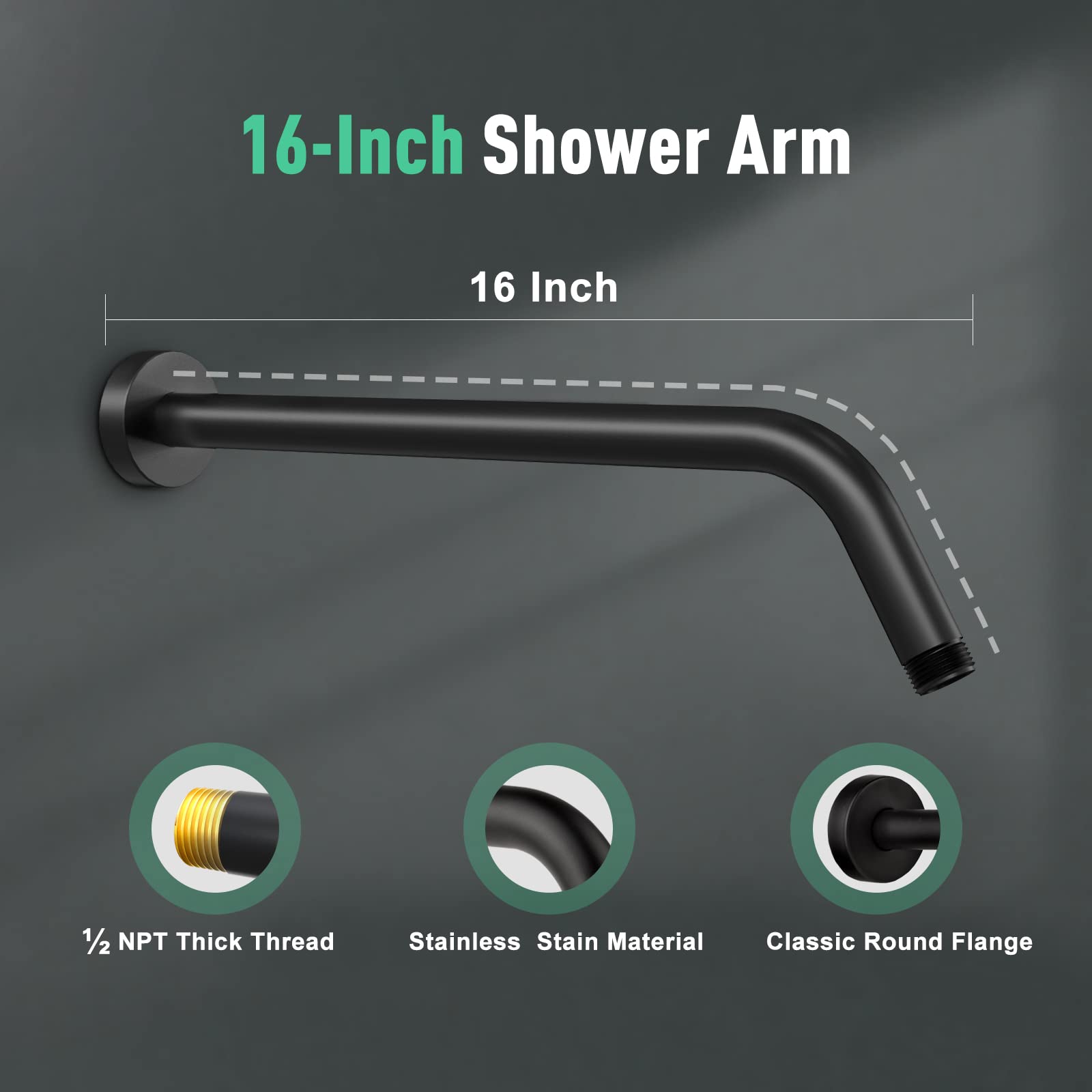 9 Inch Shower Kit （Round）