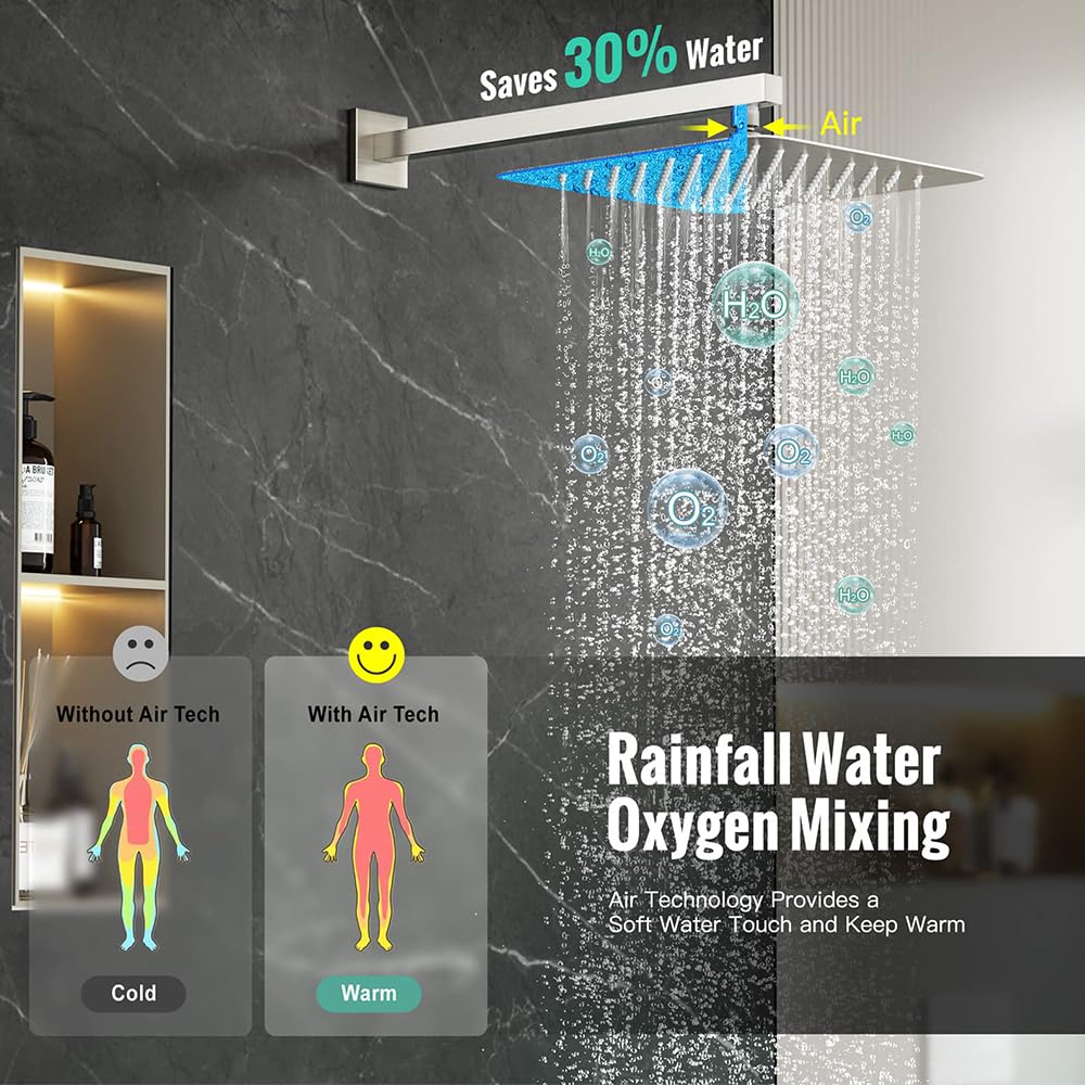 Bathtub Faucet Shower System with Tub Spout