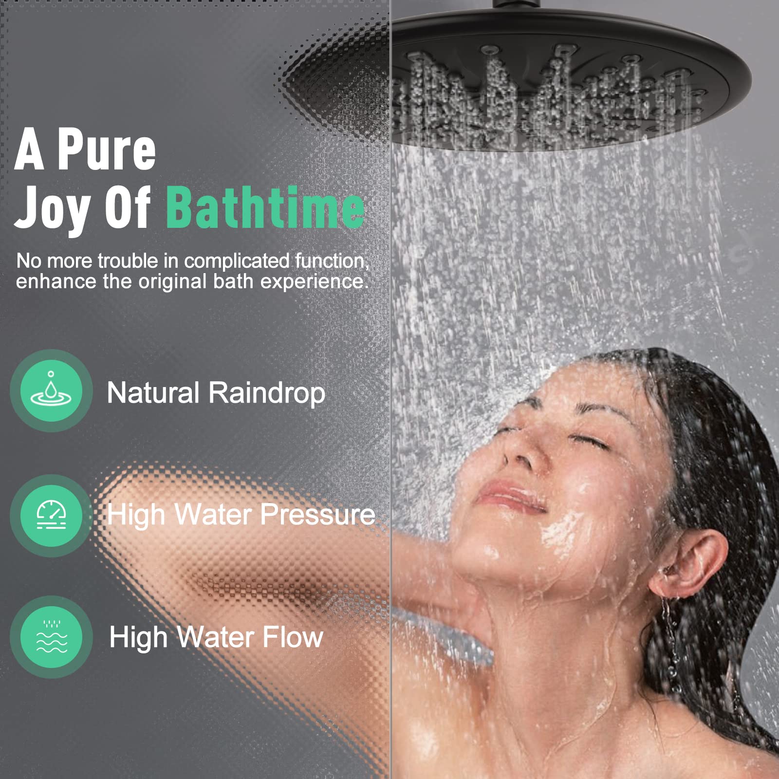 9 Inch Shower Kit （Round）