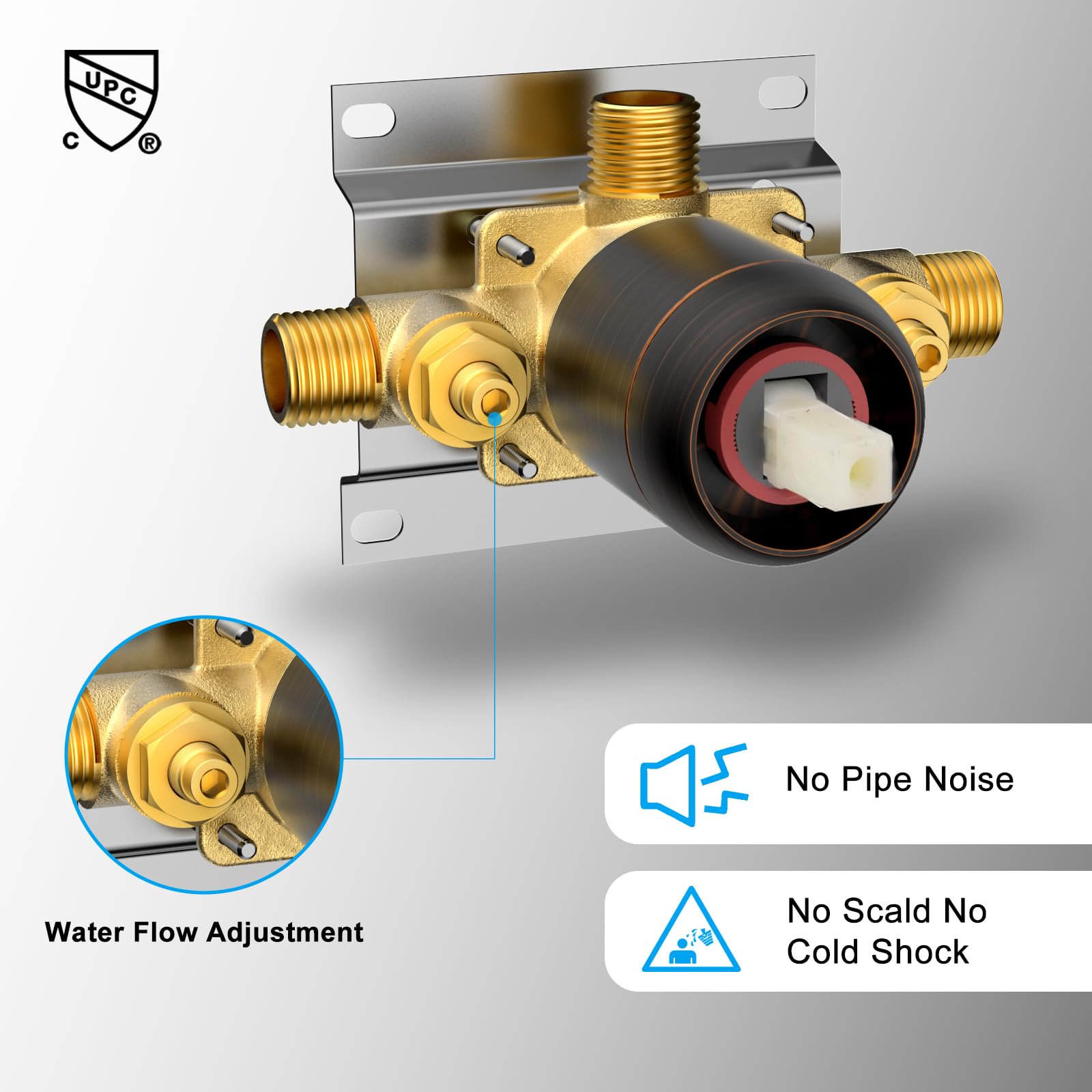 6 Inch Shower Kit （Round）