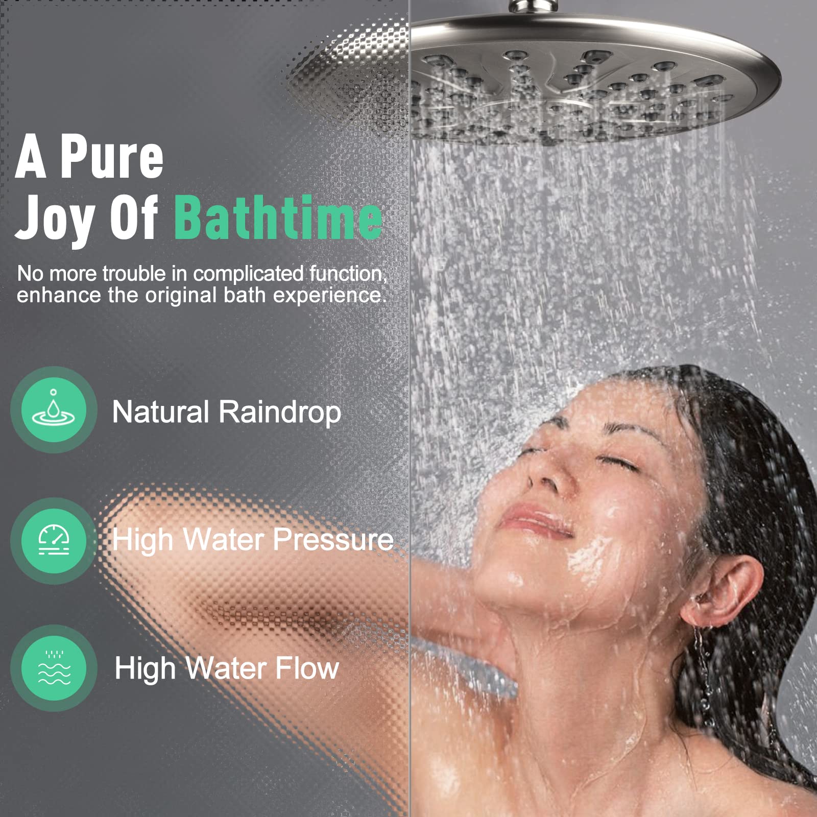 9 Inch Shower Kit （Round）