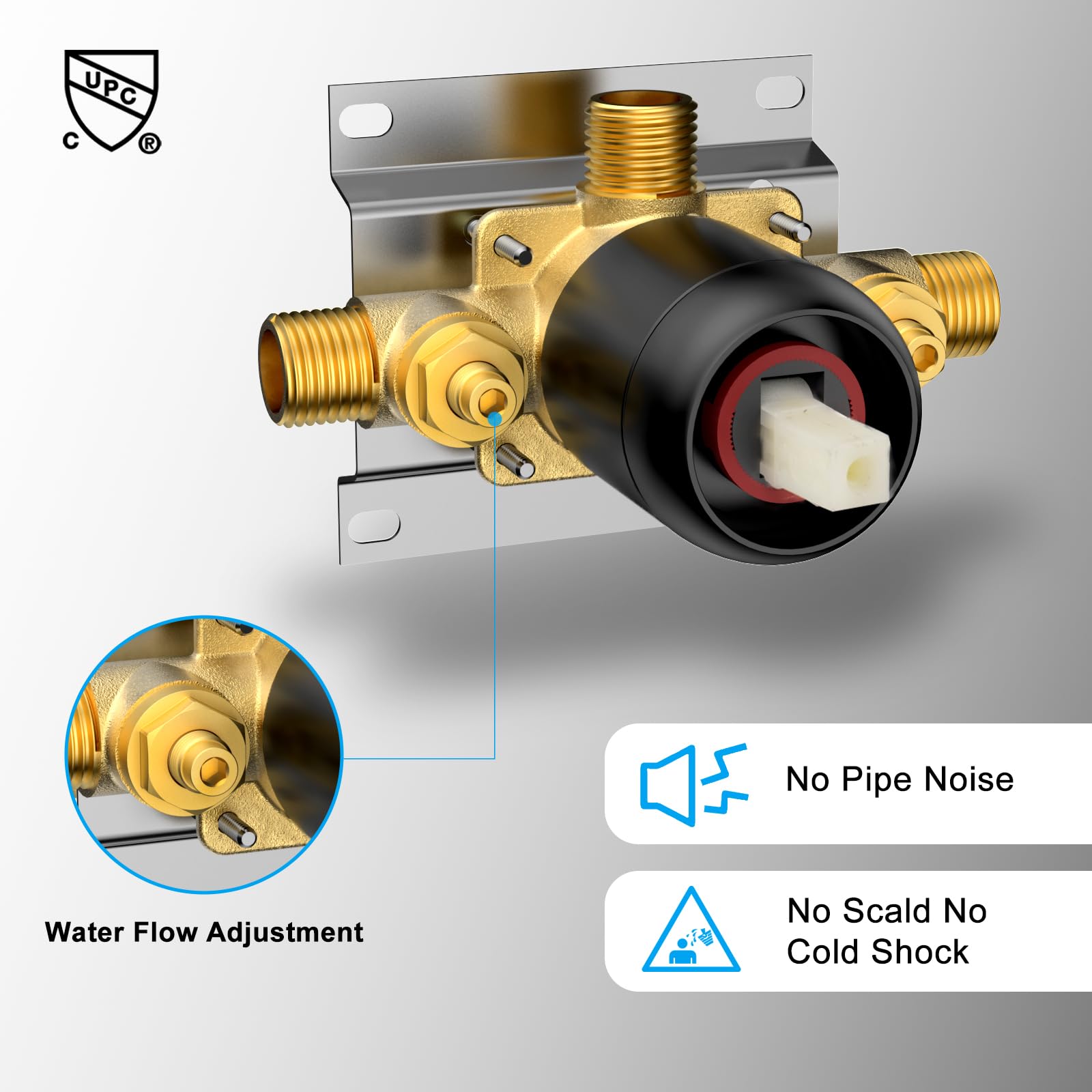 6 Inch Shower Kit （Round）