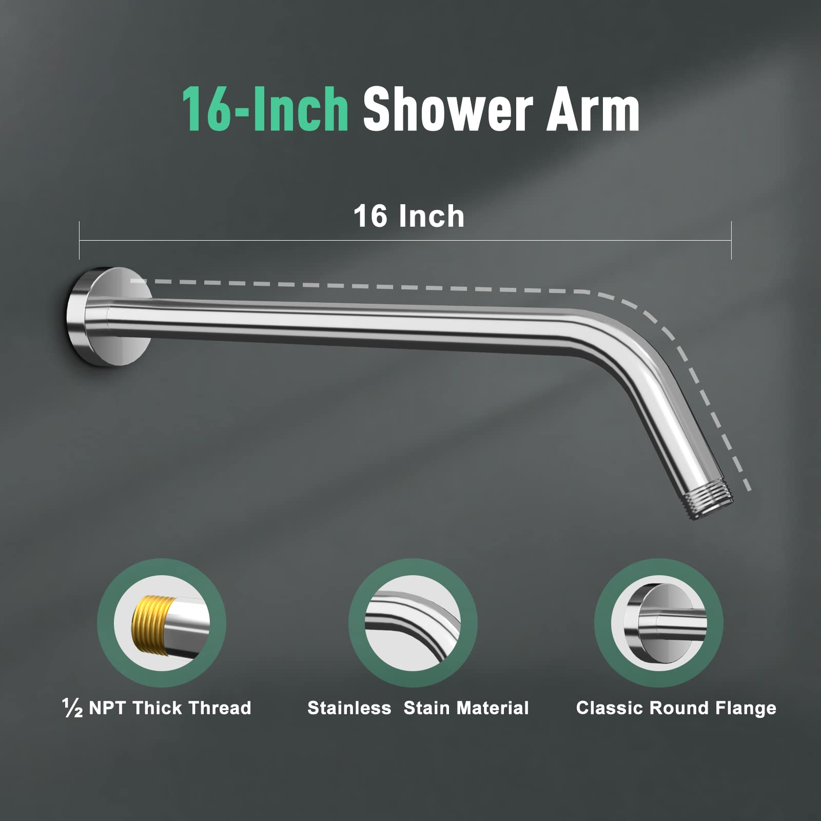 9 Inch Shower Kit （Round）