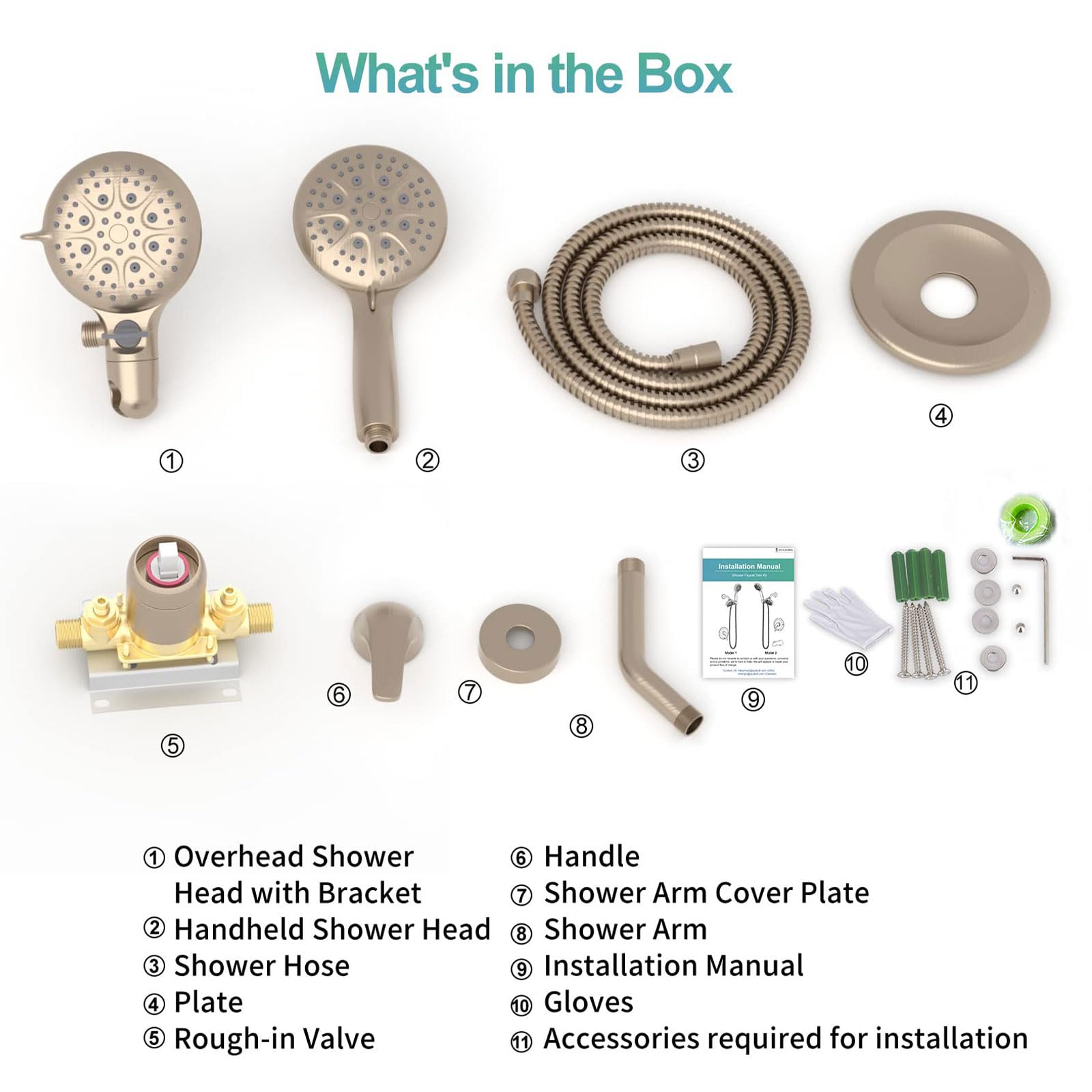 Dual Head Shower Kit （Round）