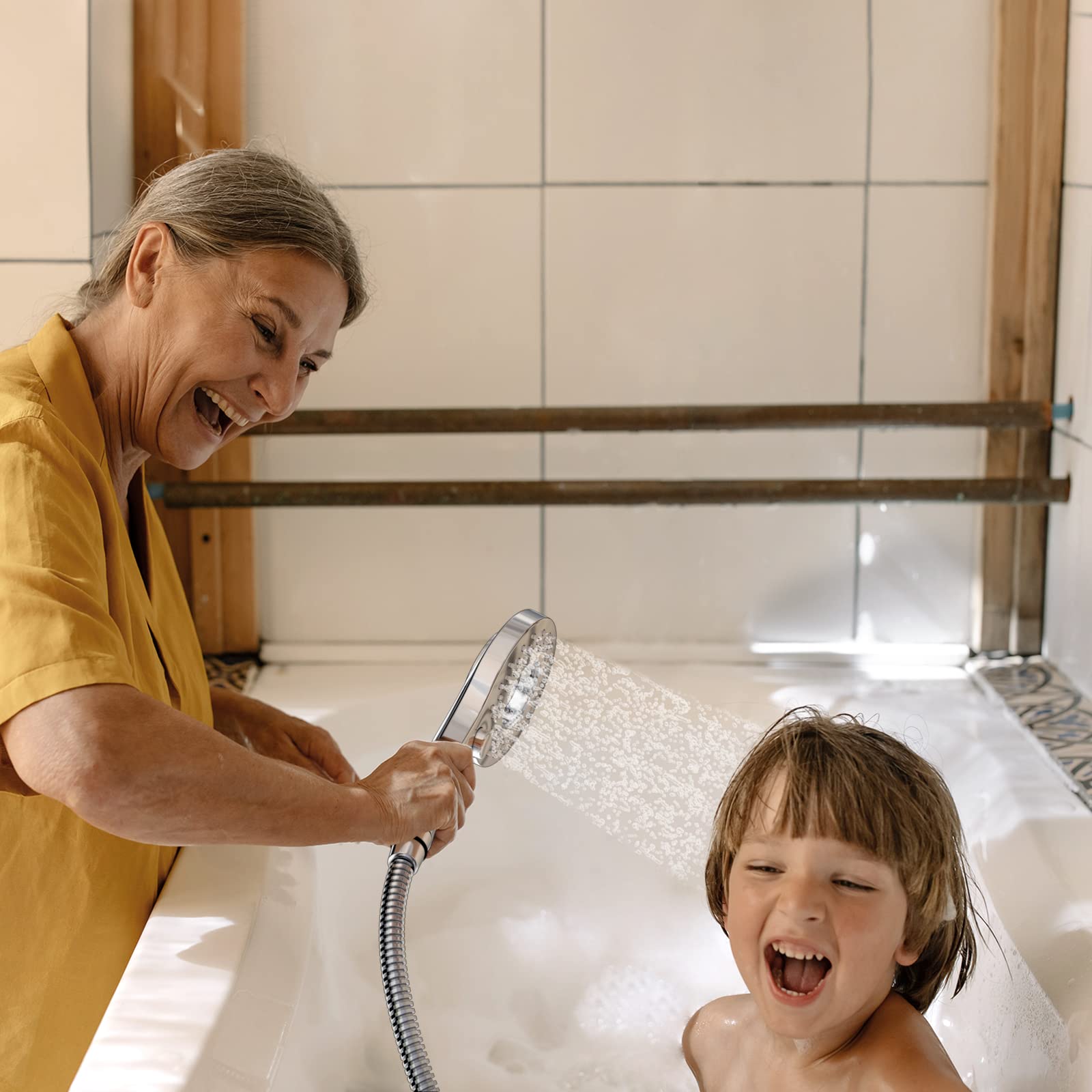 2-in-1 Dual Head Shower Kit （Round）