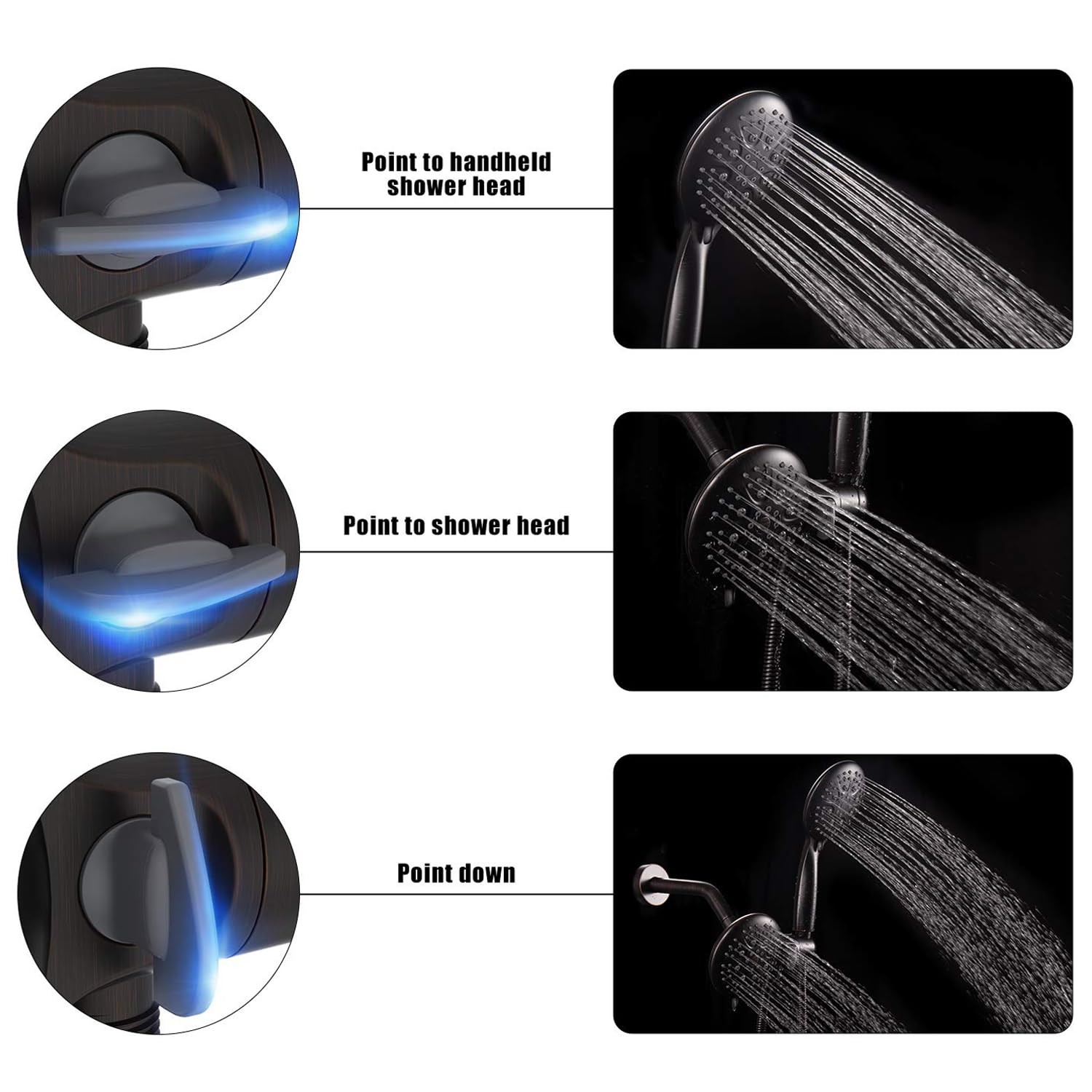 Dual Head Shower Kit （Round）