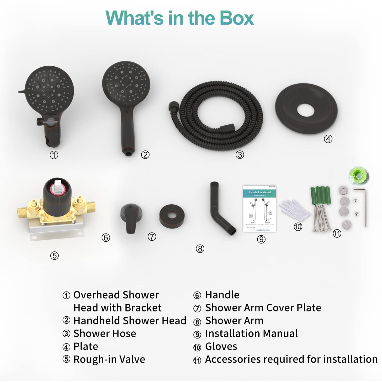 Dual Head Shower Kit （Round）