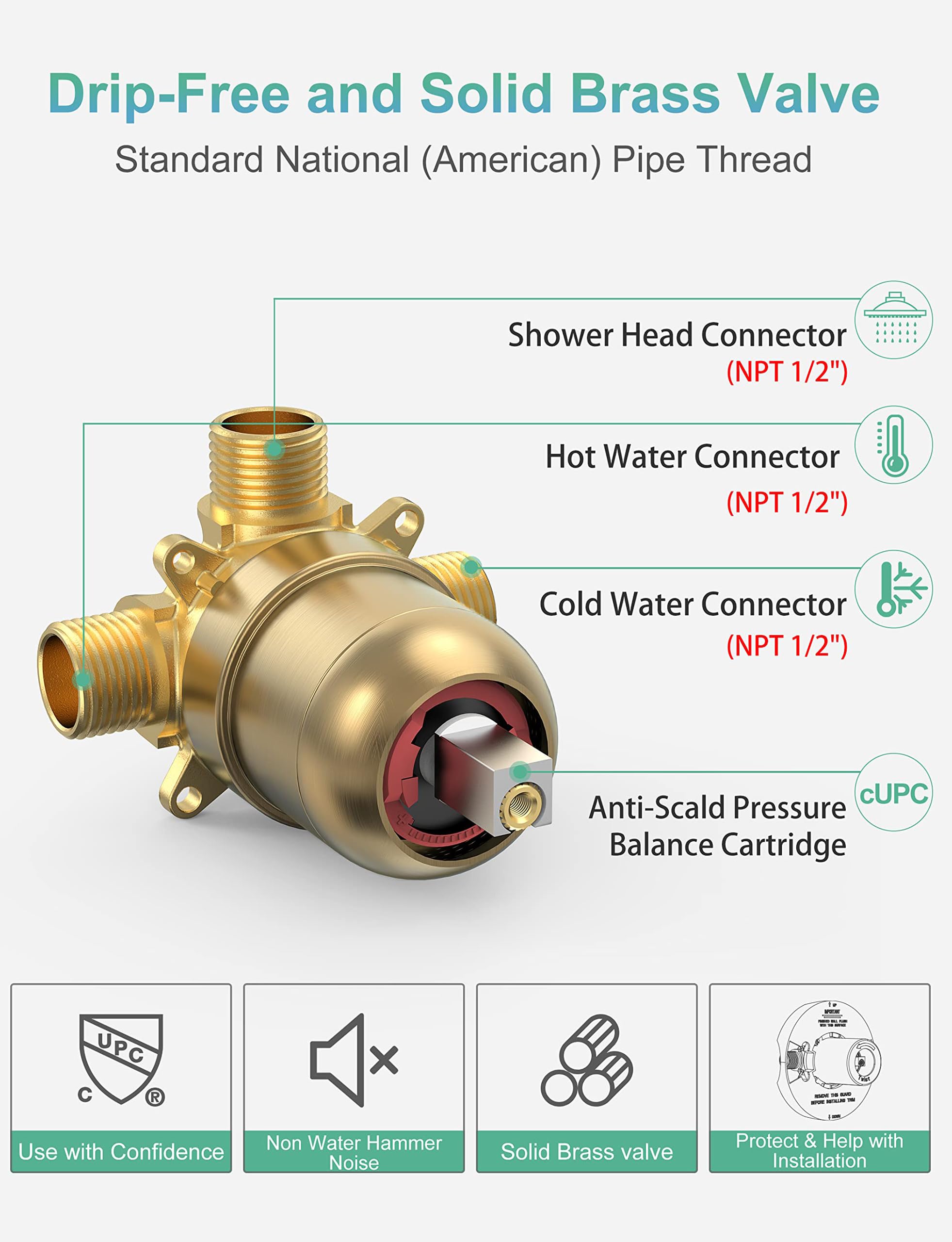 Dual Head Shower Kit （Round）