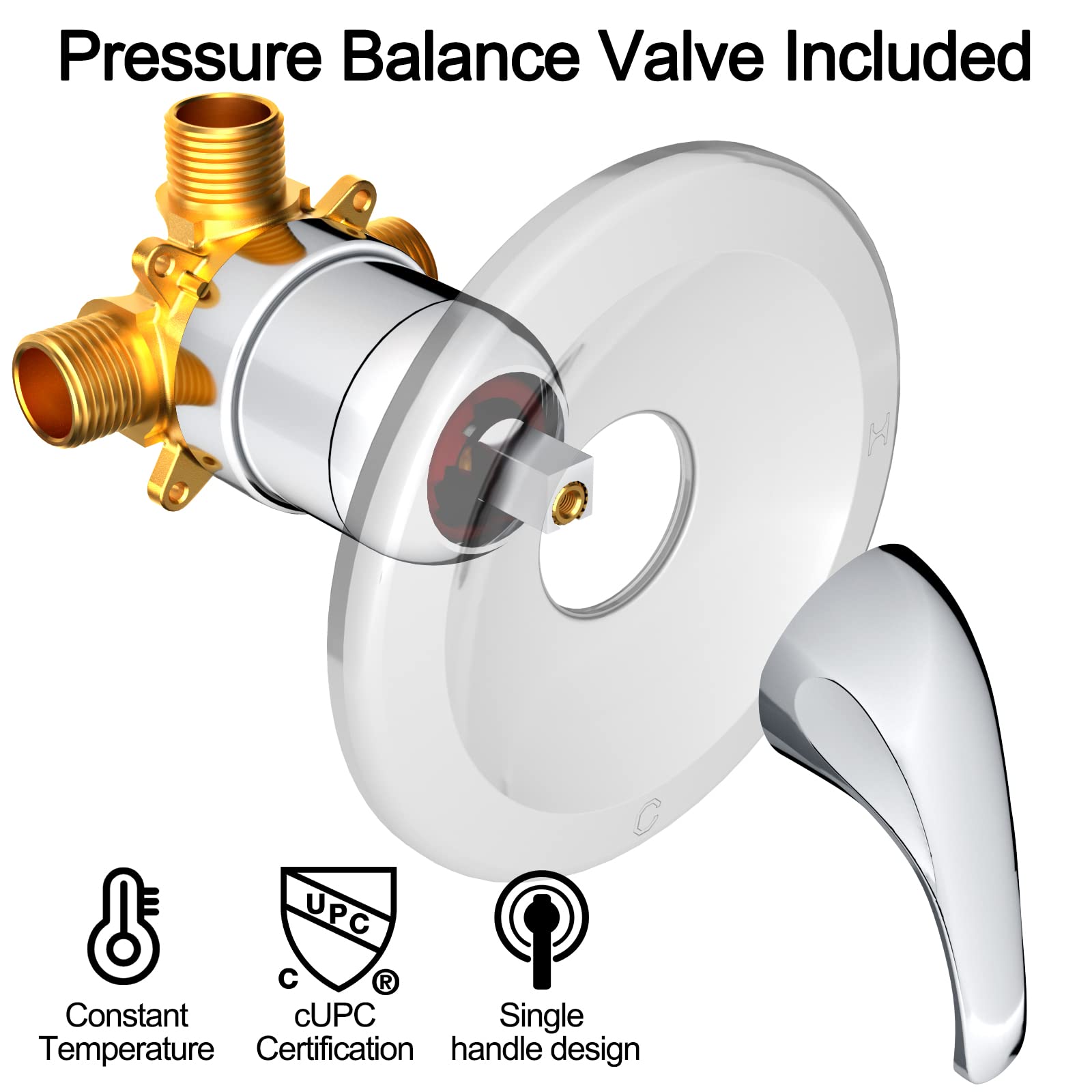 2-in-1 Dual Head Shower Kit （Round）