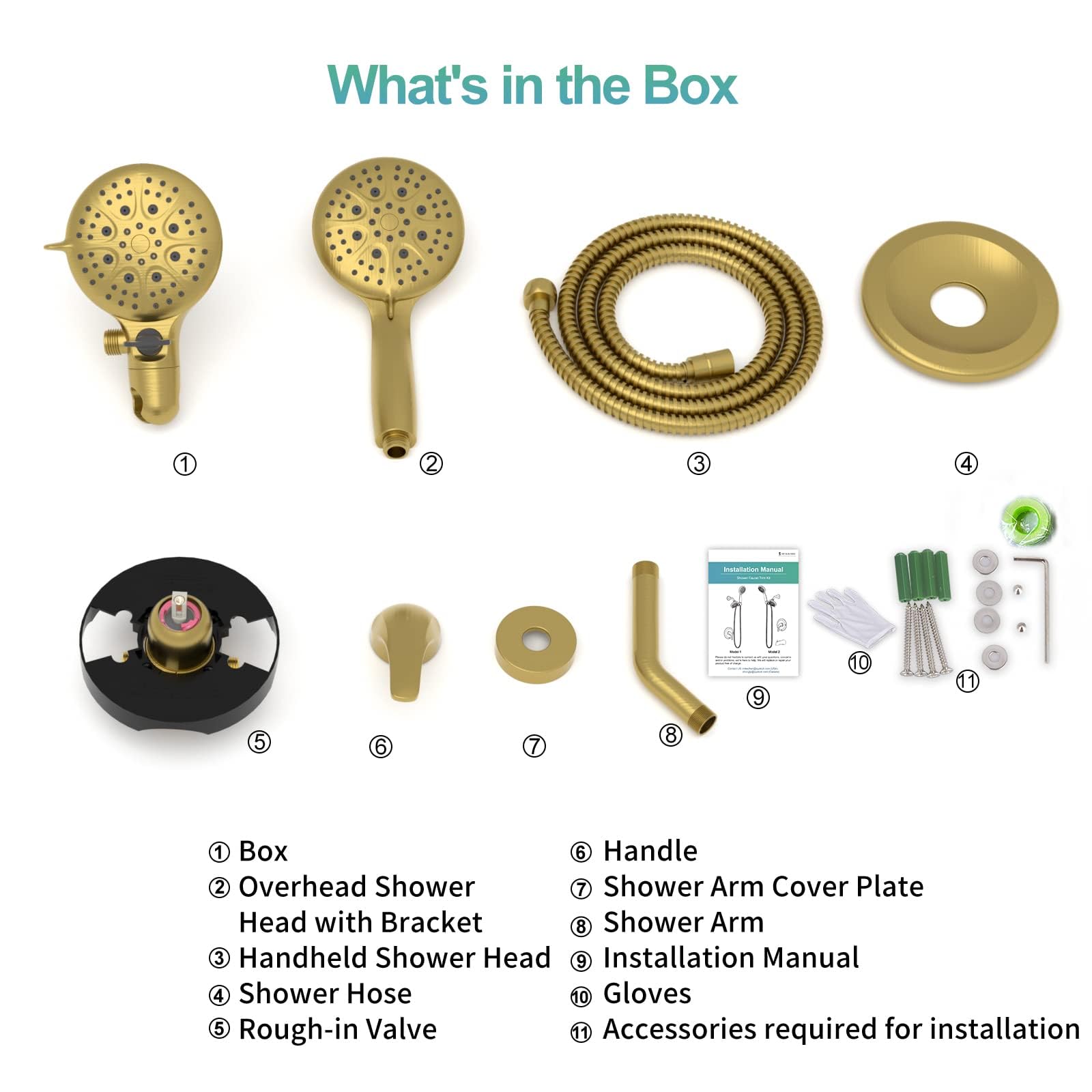 Dual Head Shower Kit （Round）