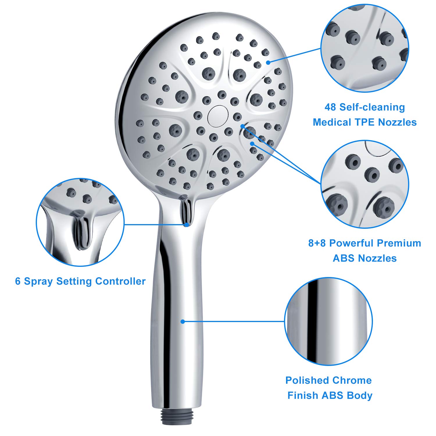 Dual Head Shower Kit （Round）