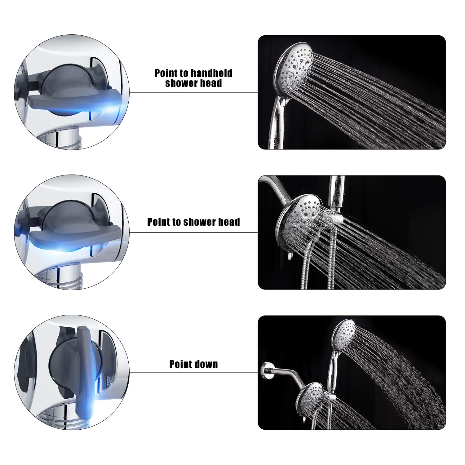 Dual Head Shower Kit （Round）