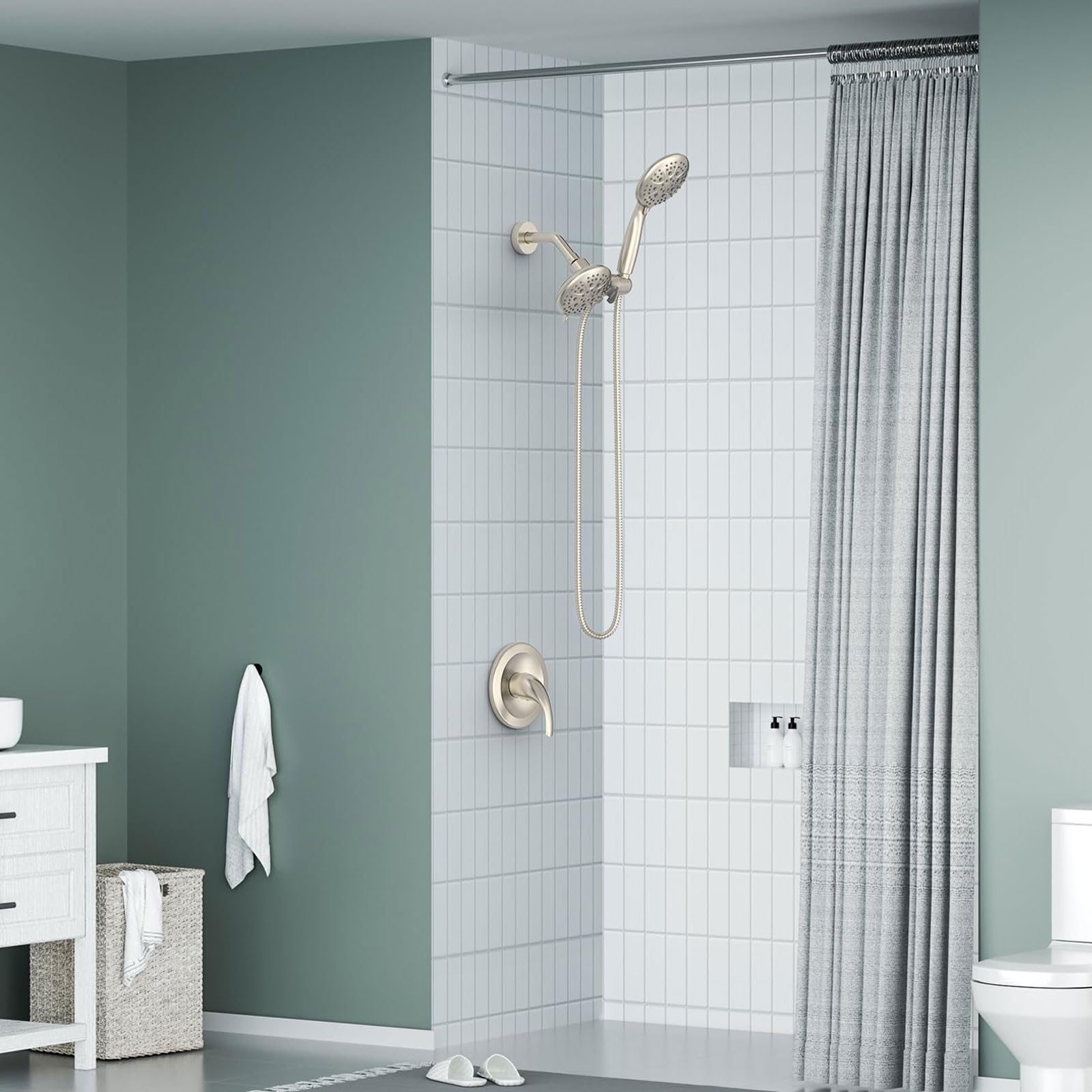 Dual Head Shower Kit （Round）