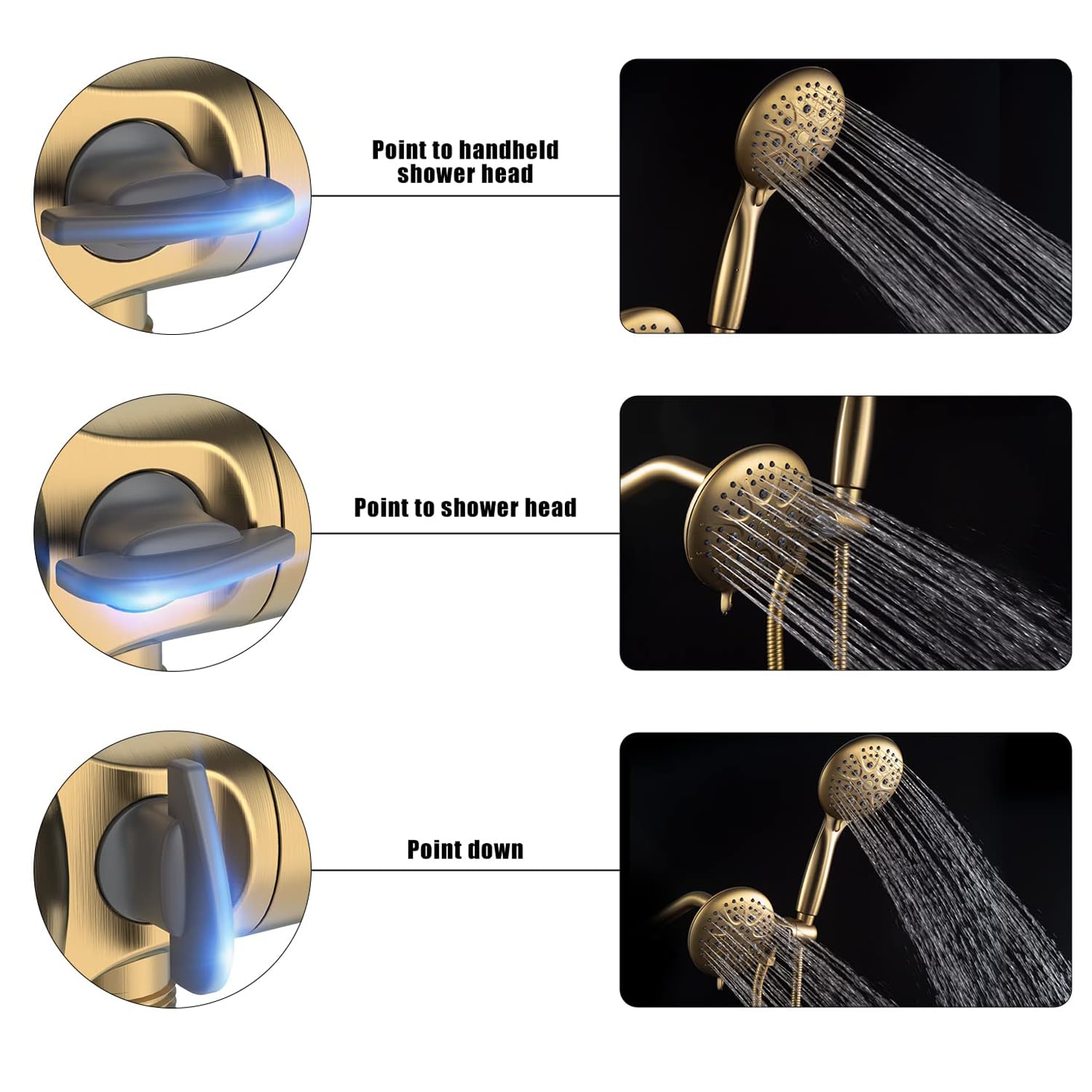 Dual Head Shower Kit （Round）