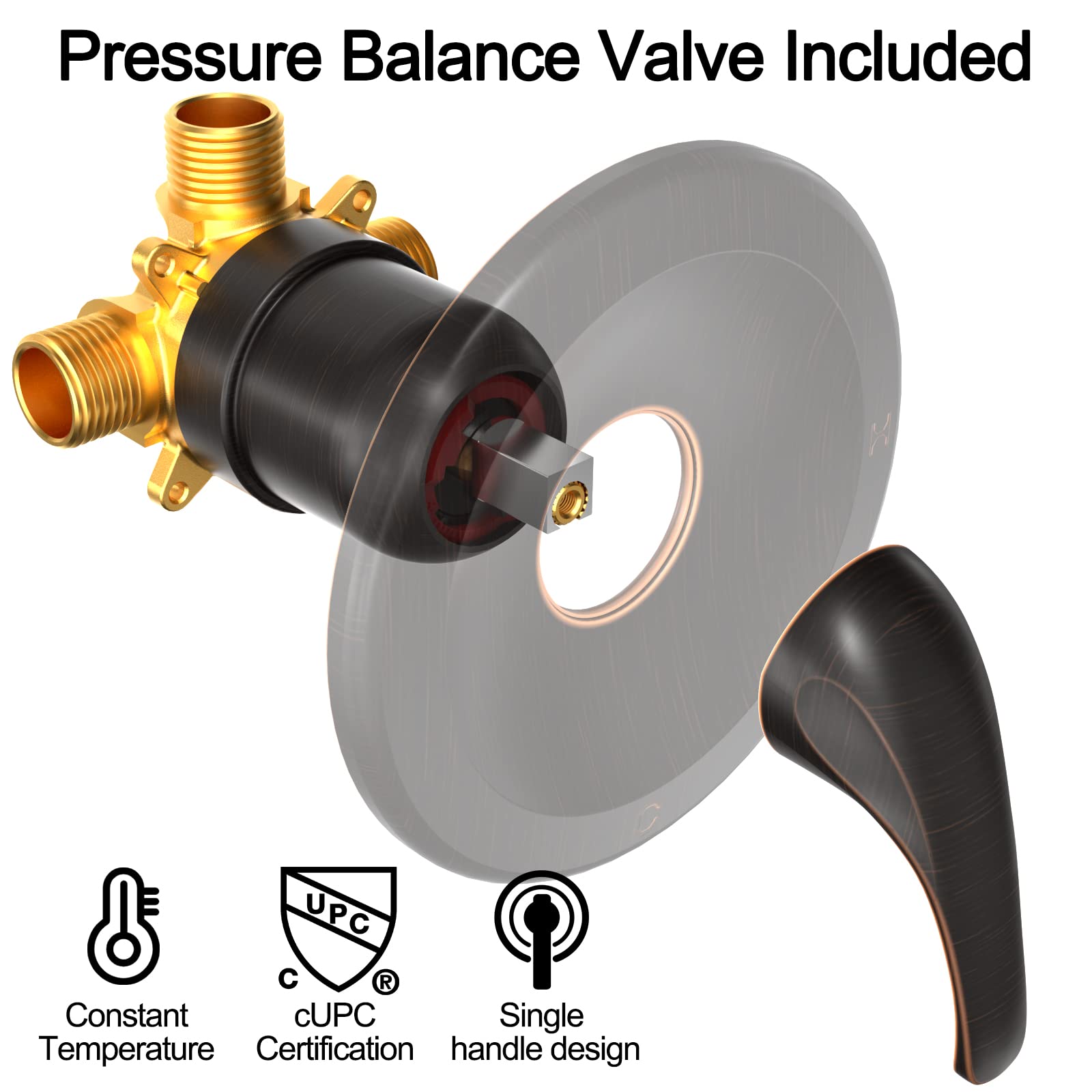 2-in-1 Dual Head Shower Kit （Round）