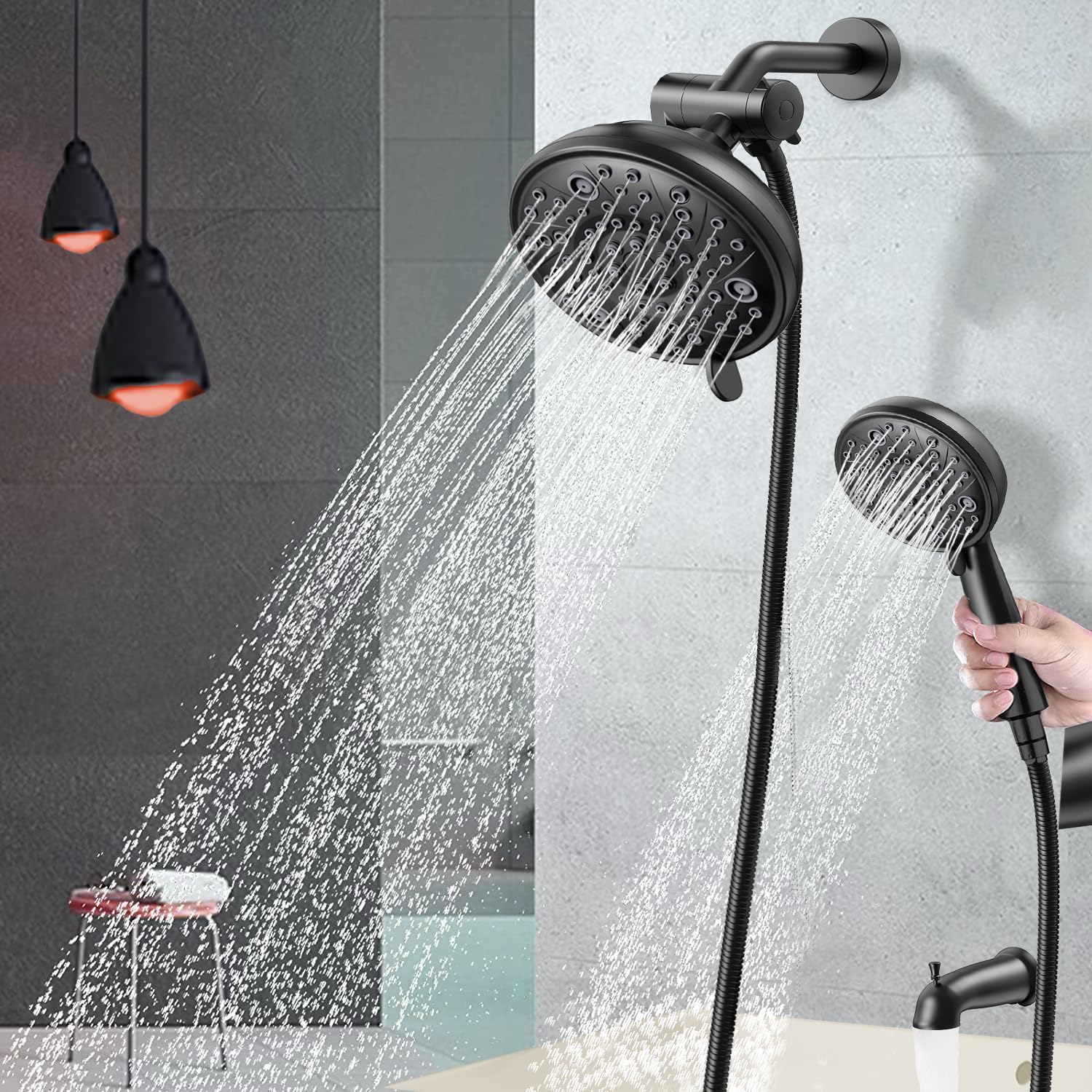 Dual Head Shower Kit （Round）