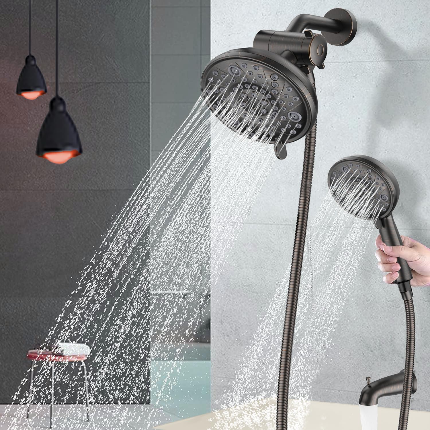 Dual Head Shower Kit （Round）