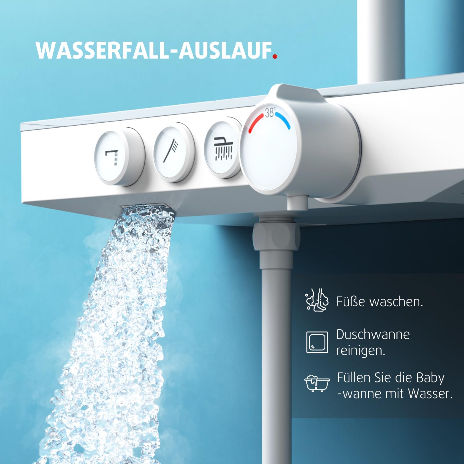 Three Function Shower System (Thermostatic)