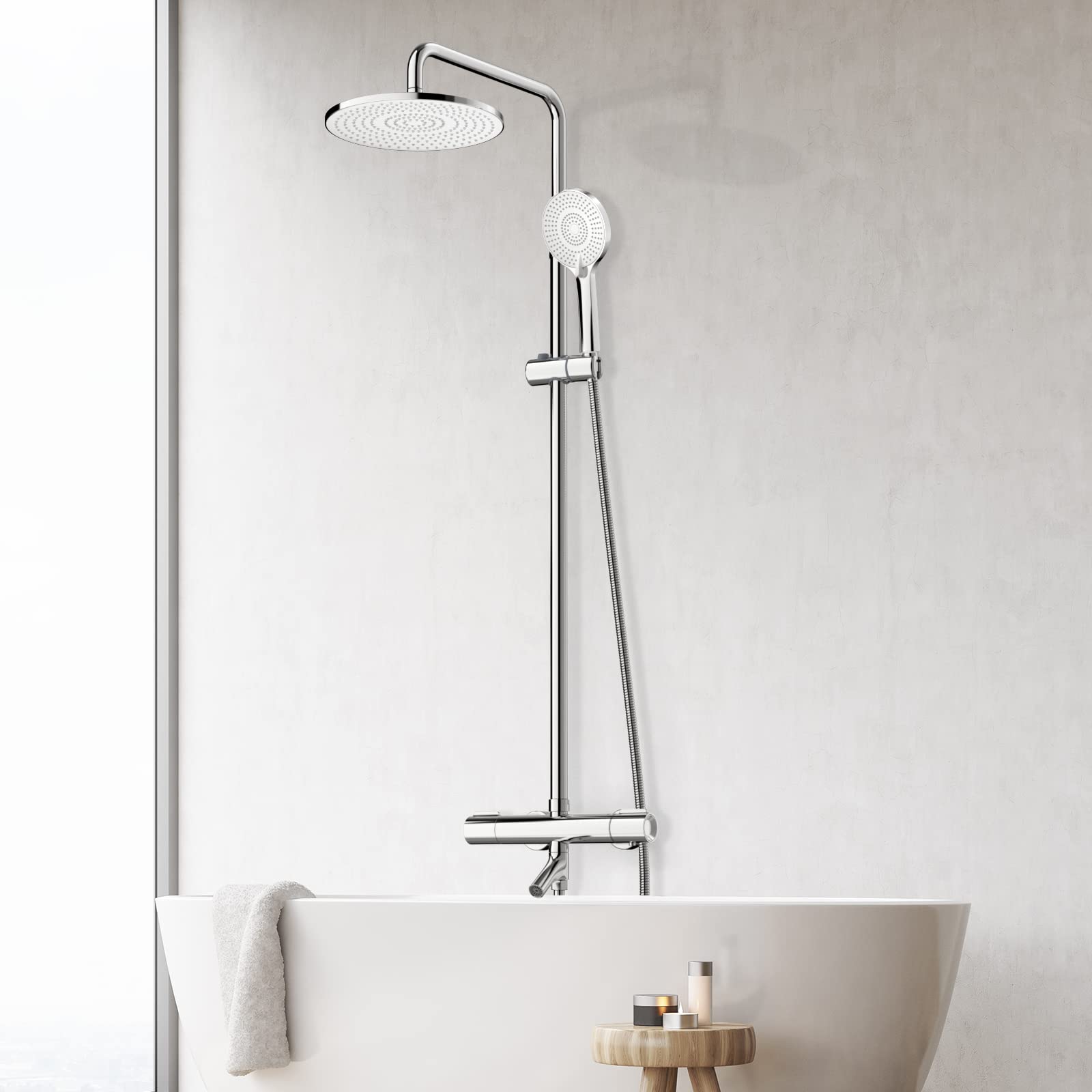 Bottom Outlet Shower System (Non-Thermostatic)