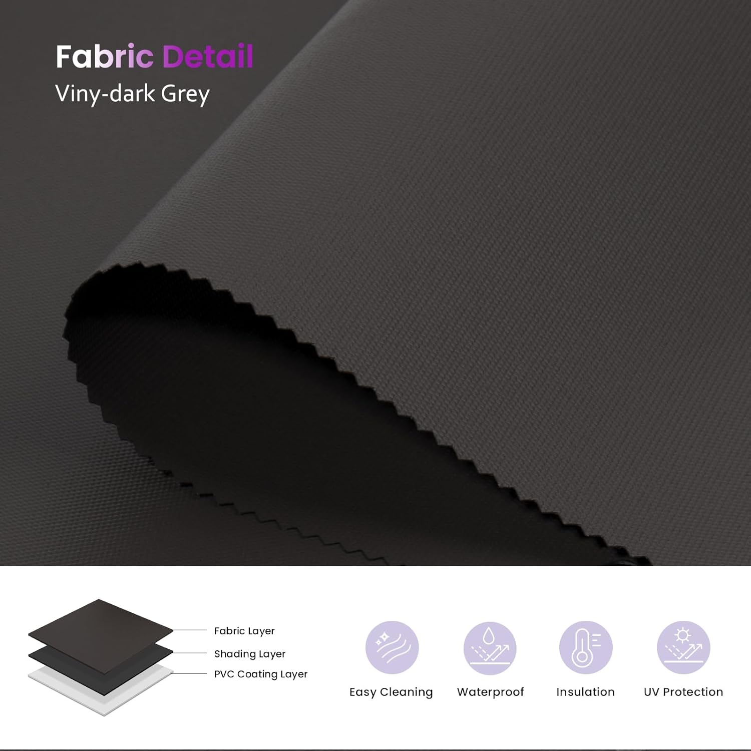 Smart Blackout Roller Shades - Motorized & Voice Controlled (Custom Sizes)​