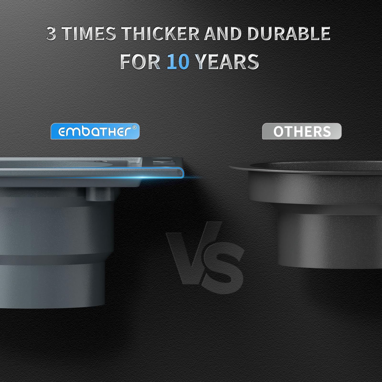 12 Inches Shower Drain with Removable Strainers,PVC Shower Drain Base for Bathroom Floor Drain,Brushed Nickel Stainless Finished