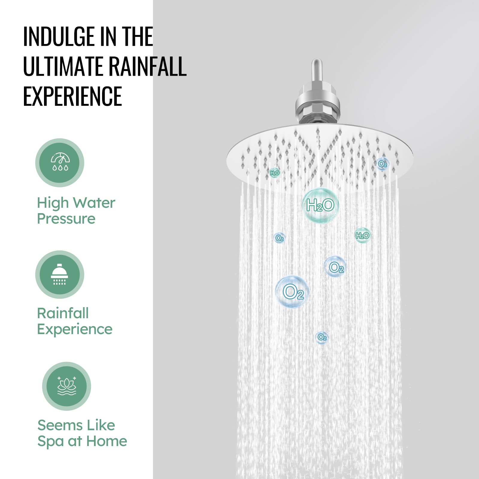 Filtered Shower Head with Water Softener Cartridges