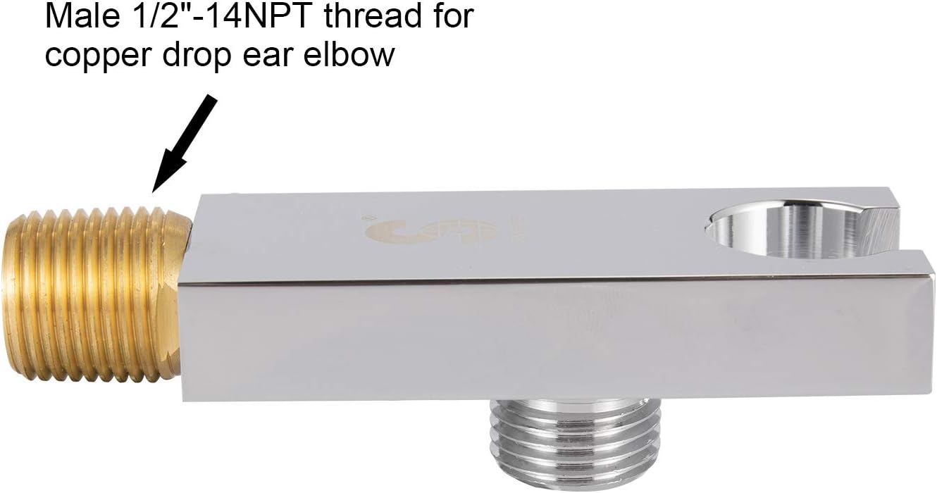 Brass Square Shower Head Holder