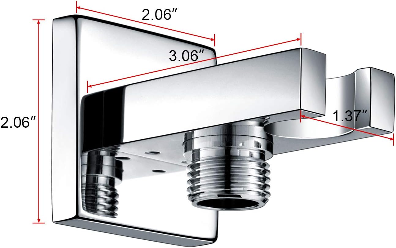 Brass Square Shower Head Holder