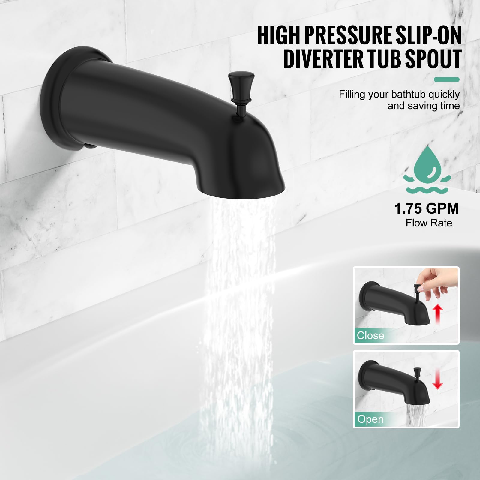 Ceiling Handle Shower Set （Bathtub）