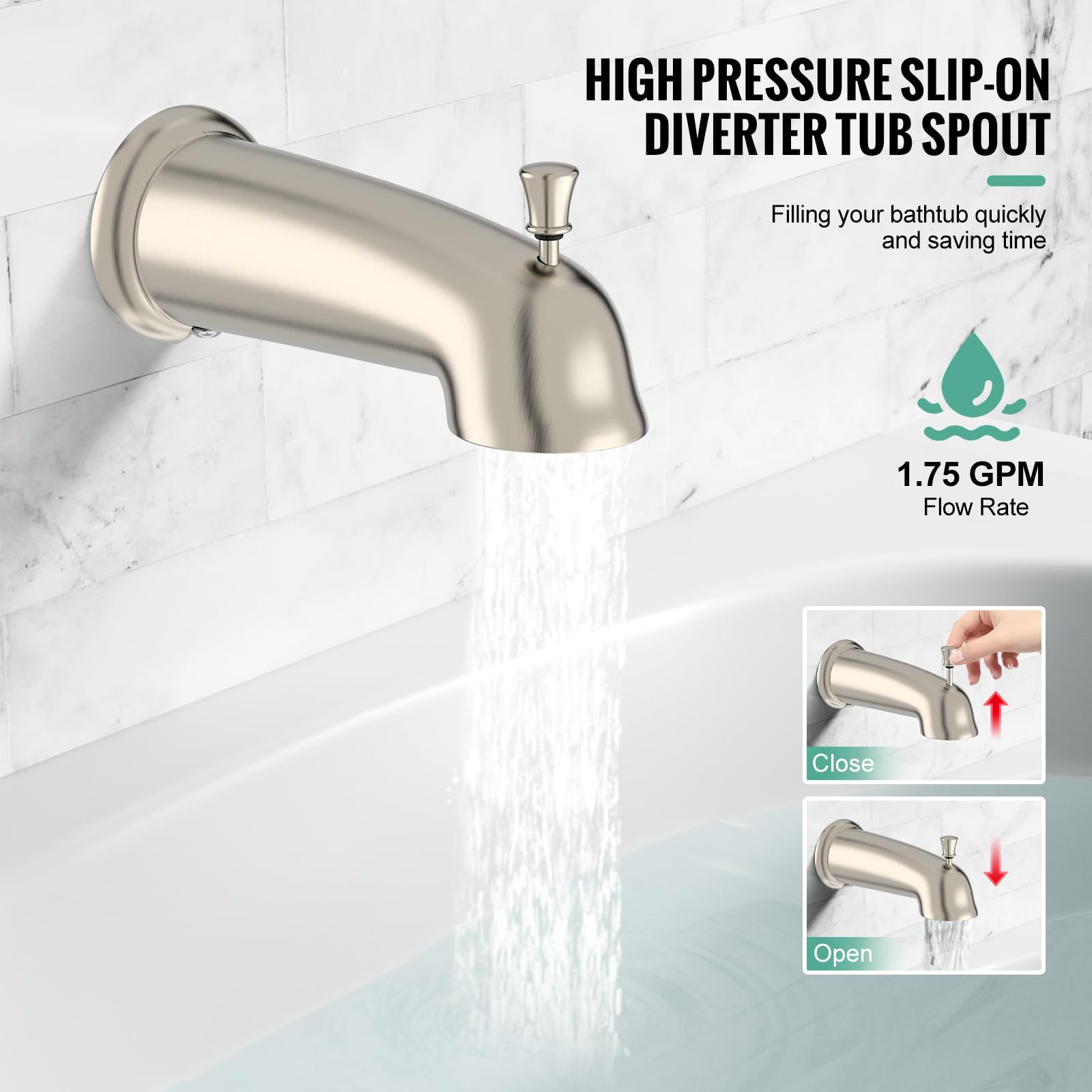 Ceiling Handle Shower Set （Bathtub）