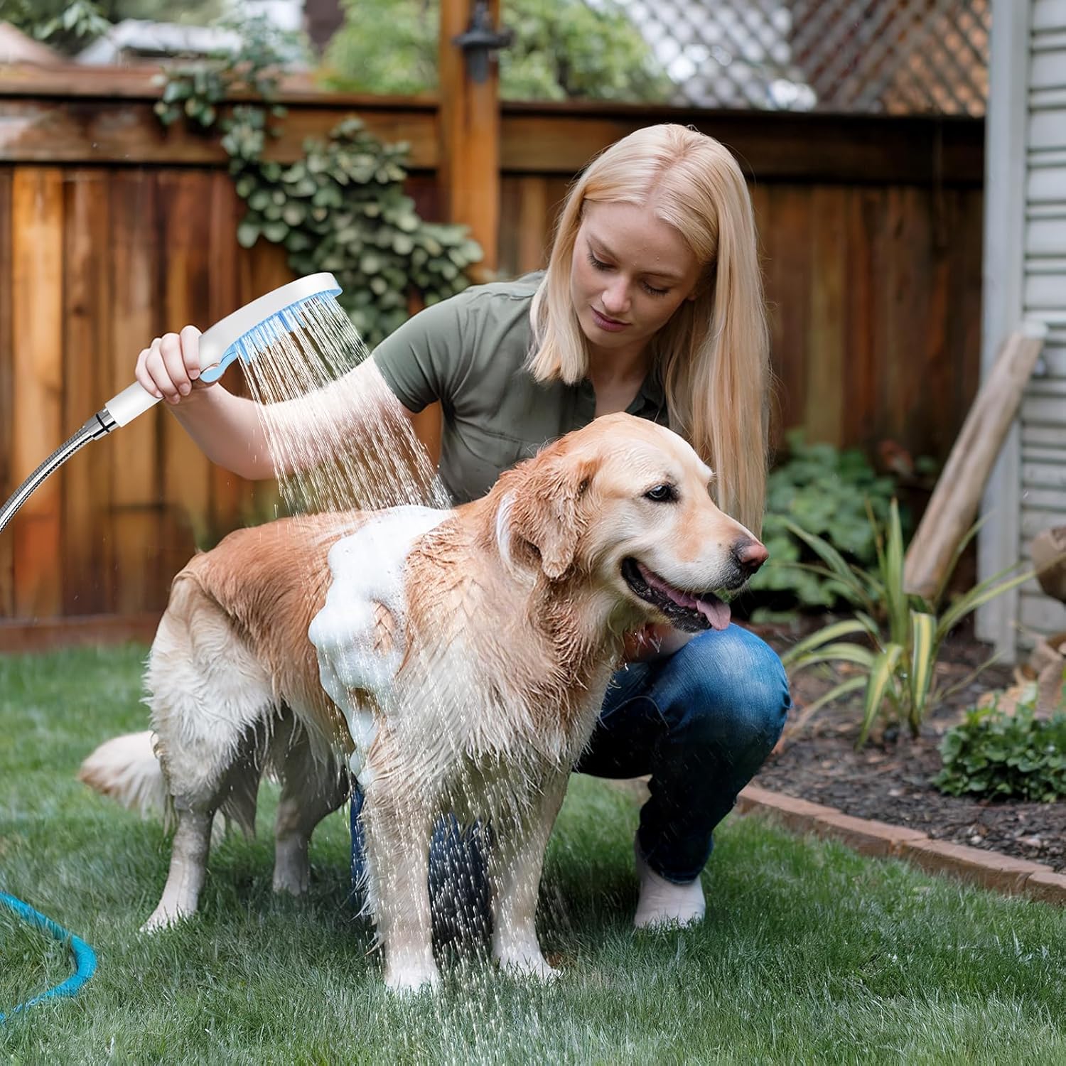 4 Adjustable Pet Shower Kit