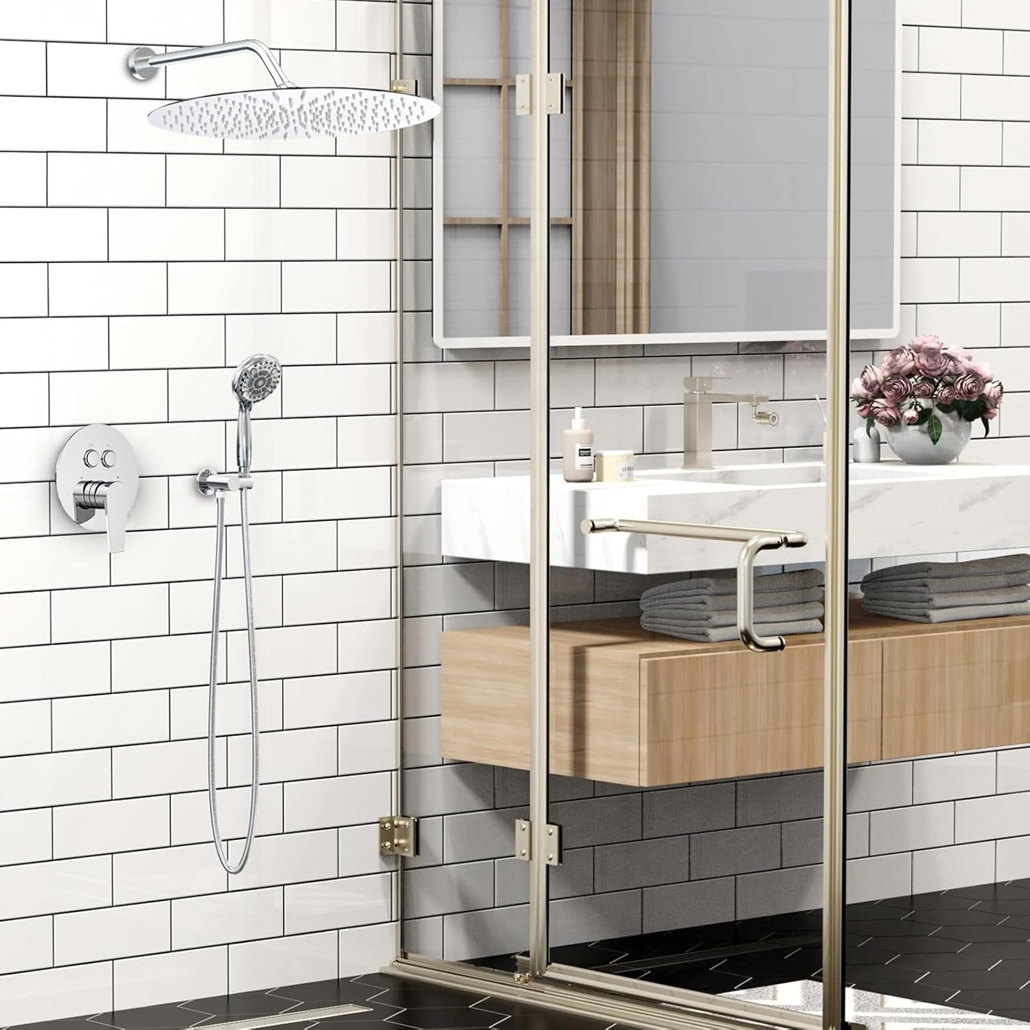 Button Shower Set (Round)