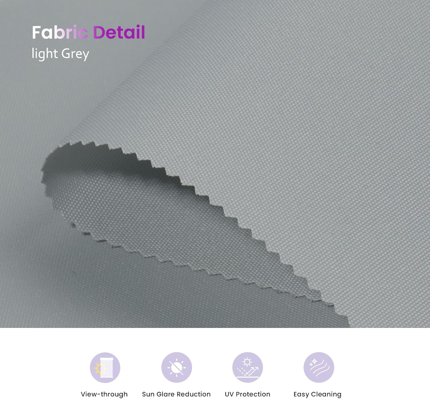 Smart Blackout Roller Shades - Motorized & Voice Controlled (Custom Sizes)​