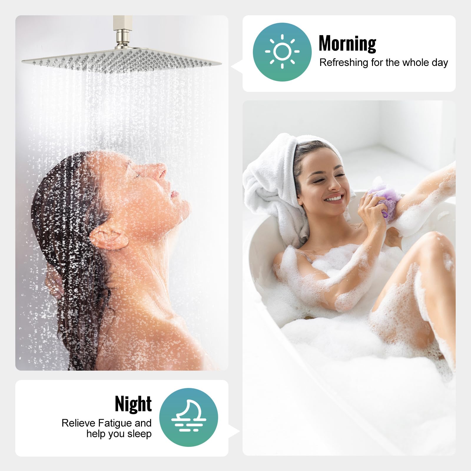 Ceiling Handle Shower Set （Bathtub）