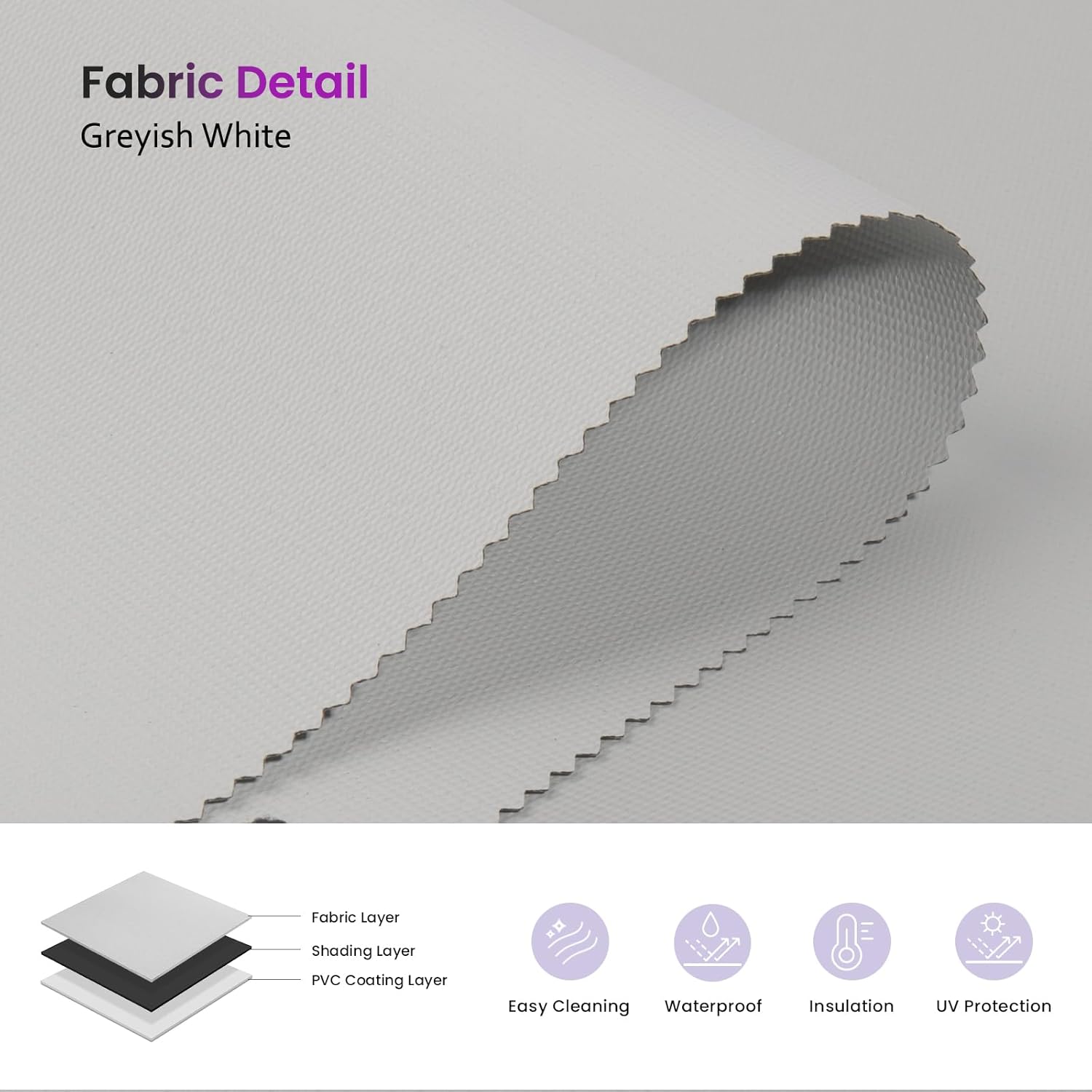 Smart Blackout Roller Shades - Motorized & Voice Controlled (Custom Sizes)​