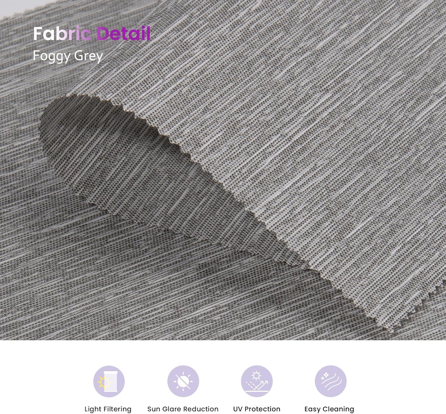 Smart Blackout Roller Shades - Motorized & Voice Controlled (Custom Sizes)​