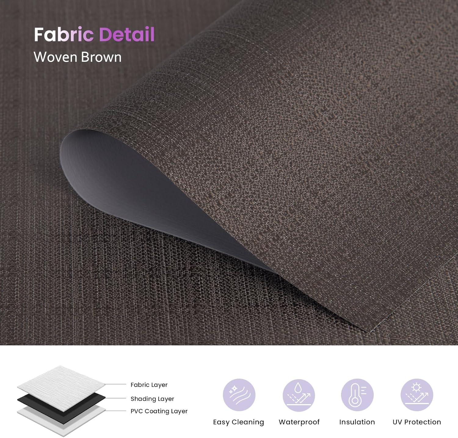 Smart Blackout Roller Shades - Motorized & Voice Controlled (Custom Sizes)​