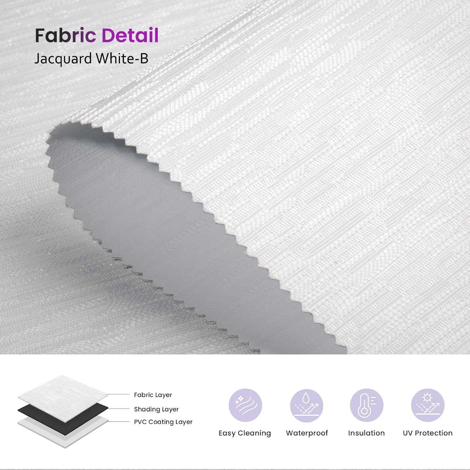 Smart Blackout Roller Shades - Motorized & Voice Controlled (Custom Sizes)​