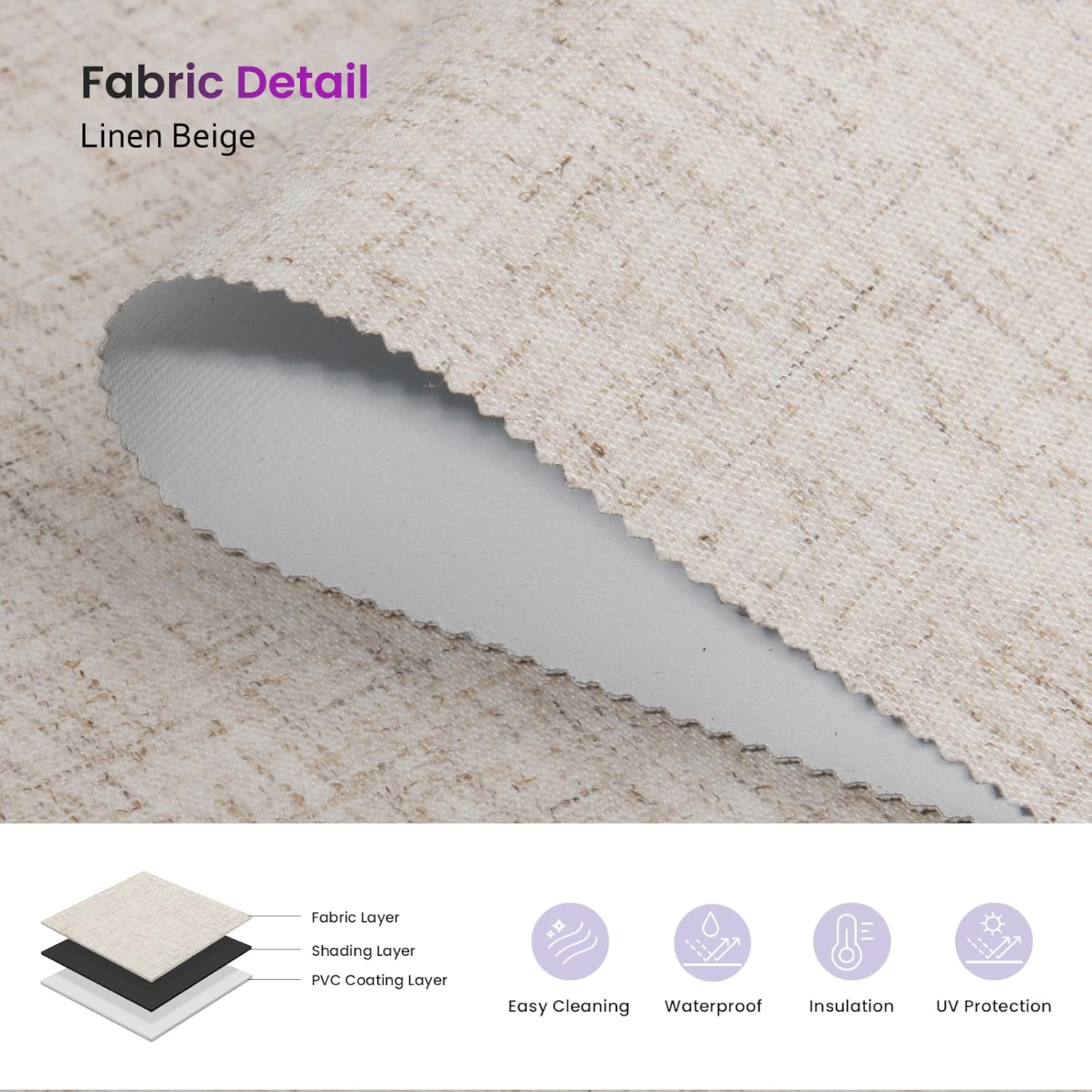 Smart Blackout Roller Shades - Motorized & Voice Controlled (Custom Sizes)​