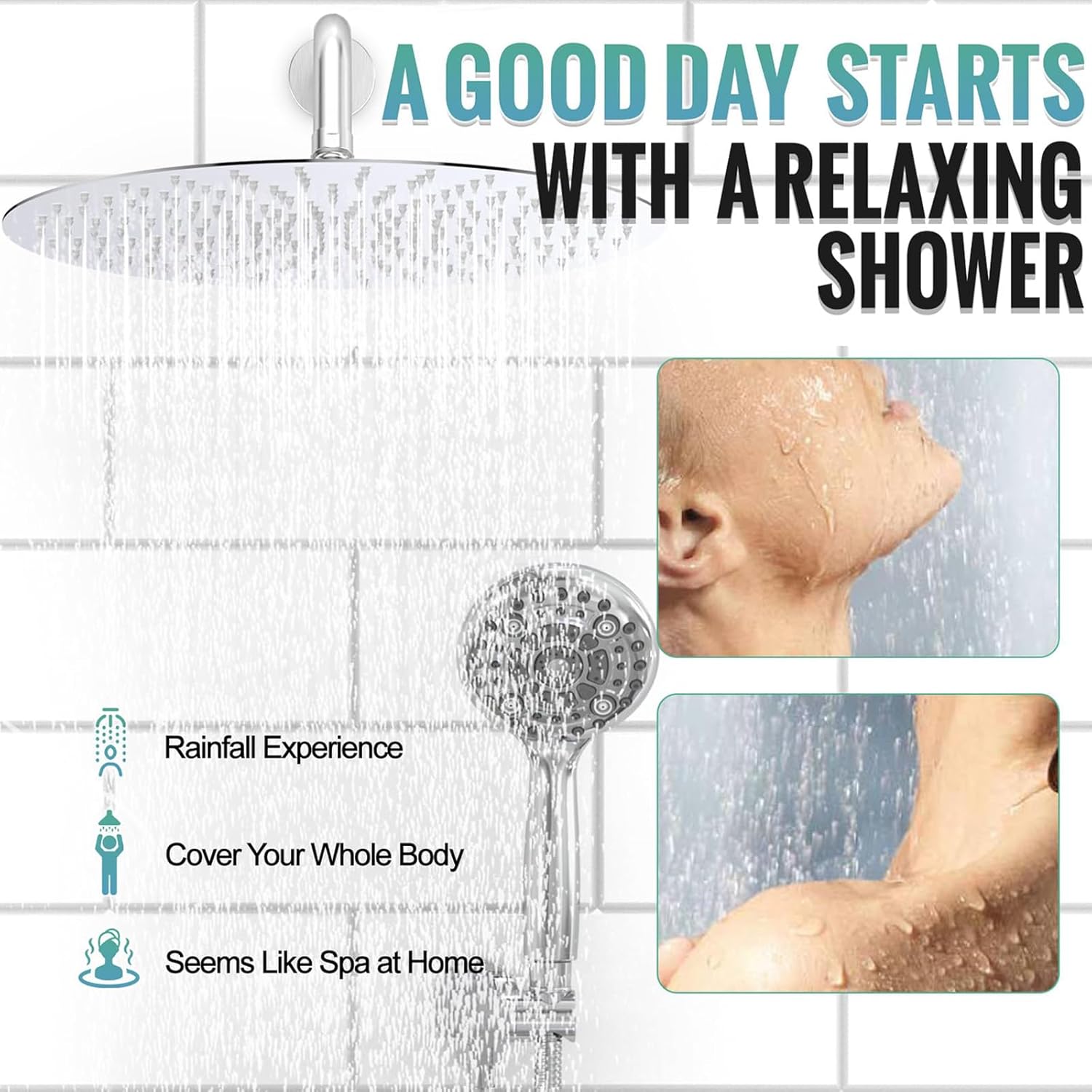 Button Shower Set (Round)