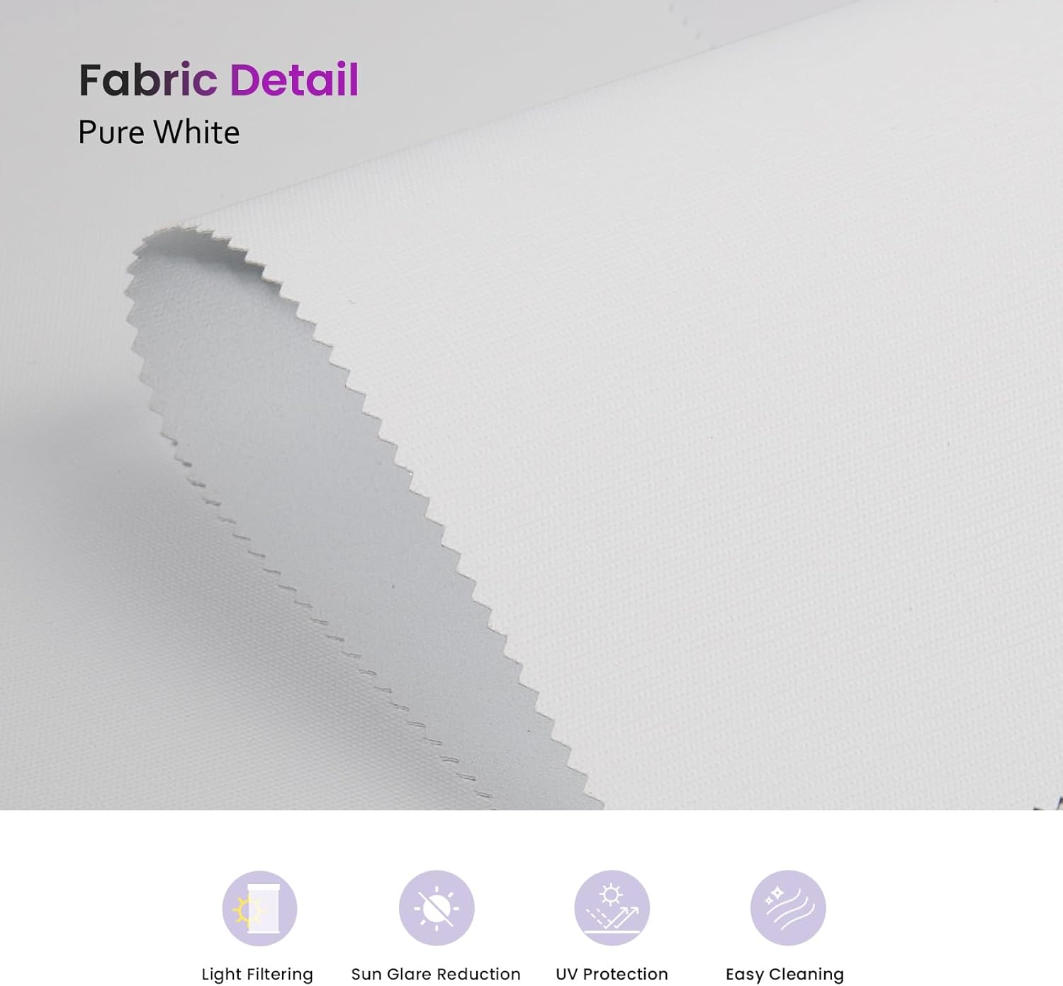 Smart Blackout Roller Shades - Motorized & Voice Controlled (Custom Sizes)​