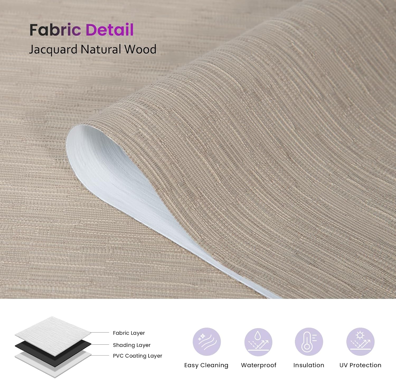 Smart Blackout Roller Shades - Motorized & Voice Controlled (Custom Sizes)​