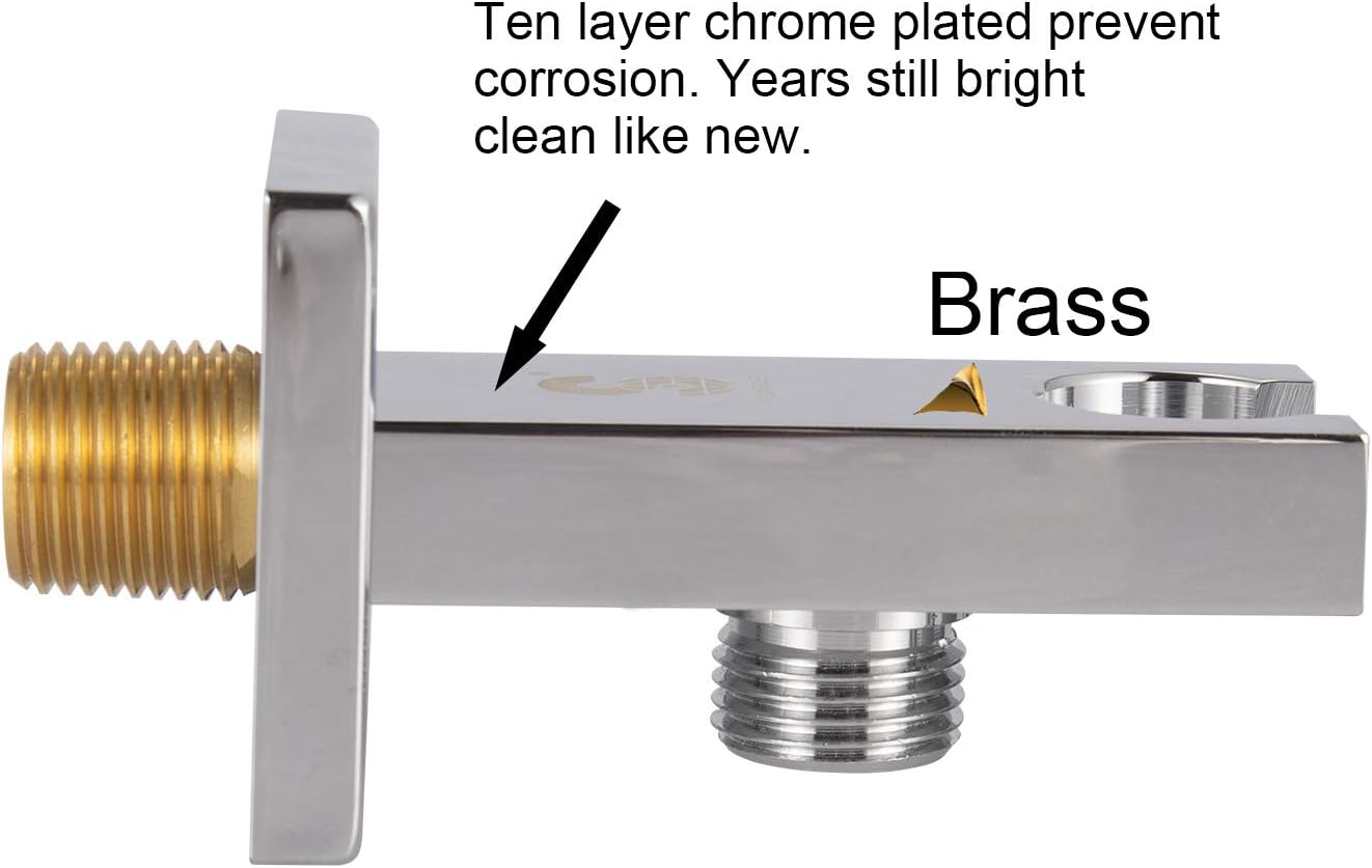 Brass Square Shower Head Holder