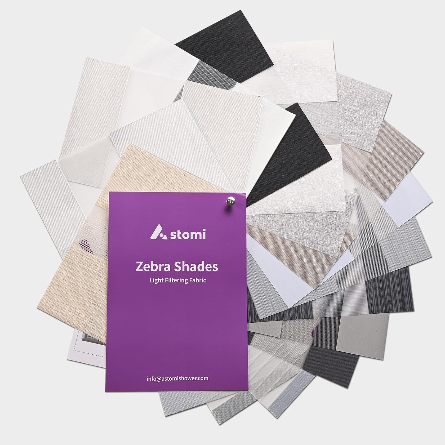 Zebra Roller Shade Fabric Samples