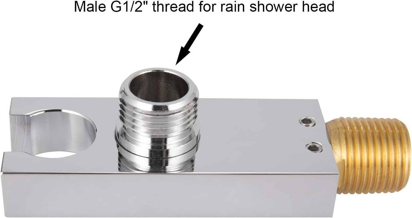 Brass Square Shower Head Holder