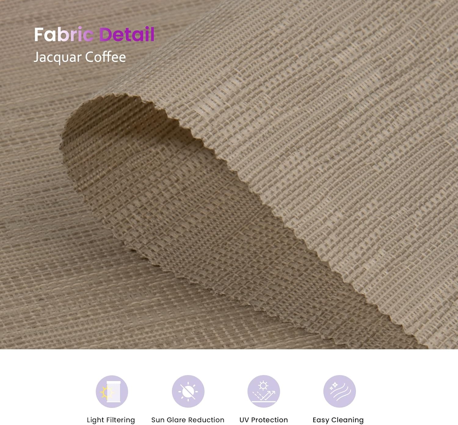 Smart Blackout Roller Shades - Motorized & Voice Controlled (Custom Sizes)​