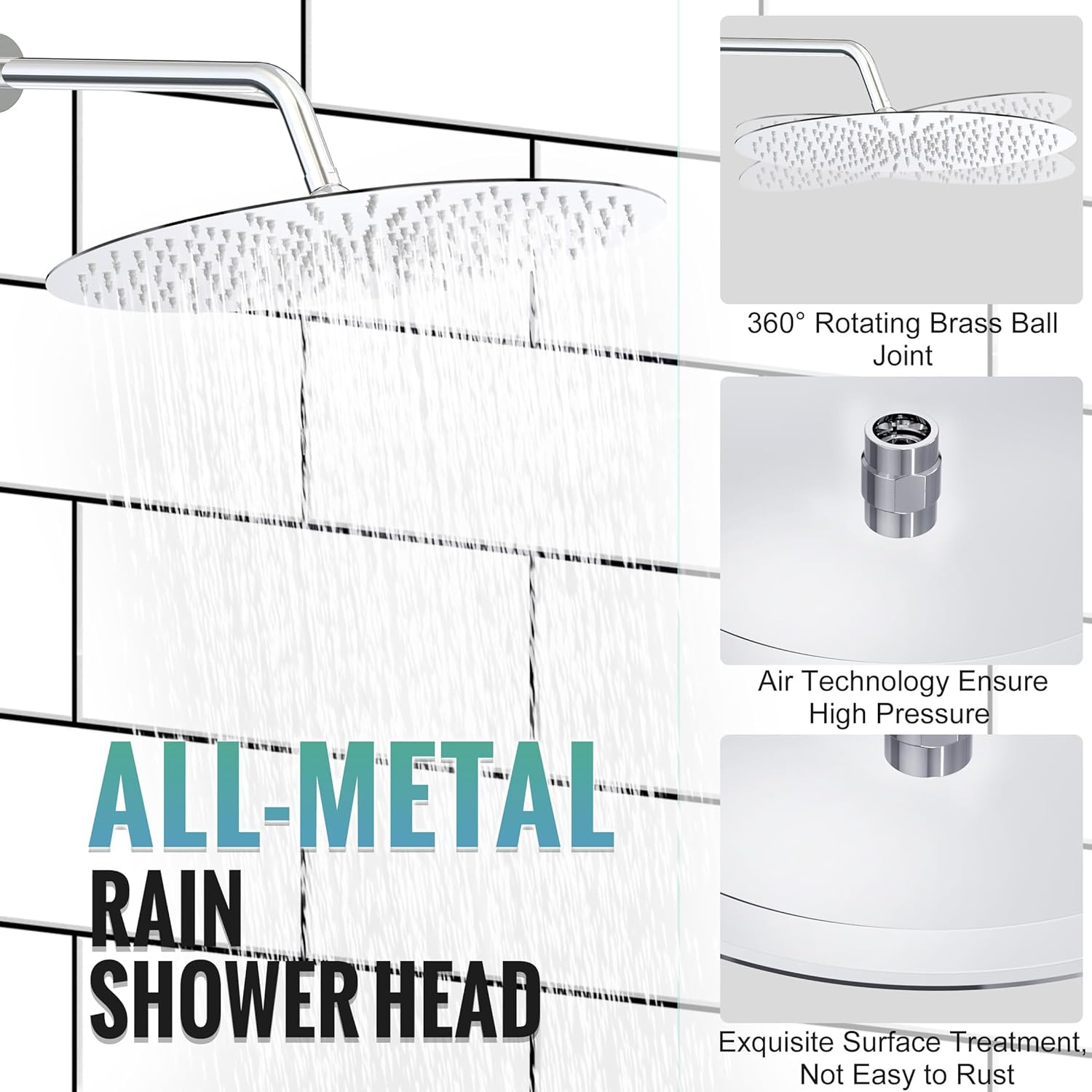 Button Shower Set (Round)