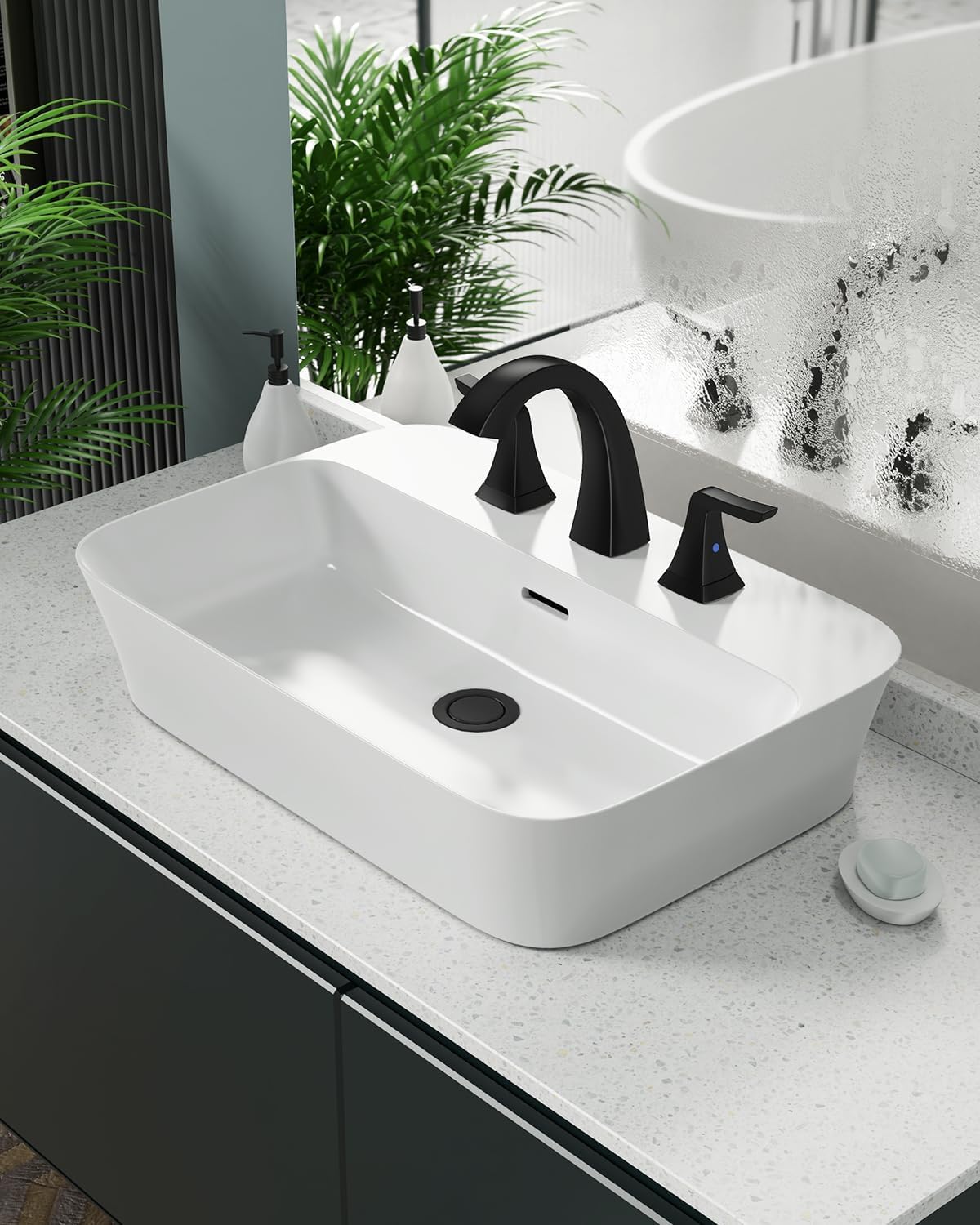 Double Handle Basin Faucet （FB8220)