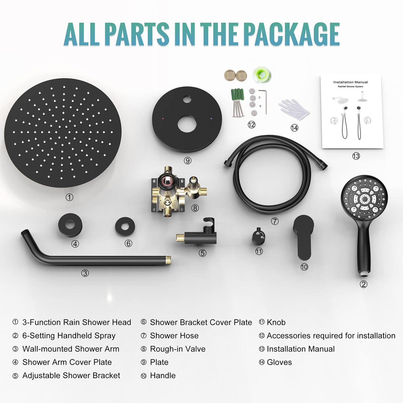 Trim Kit Shower Set（Round）